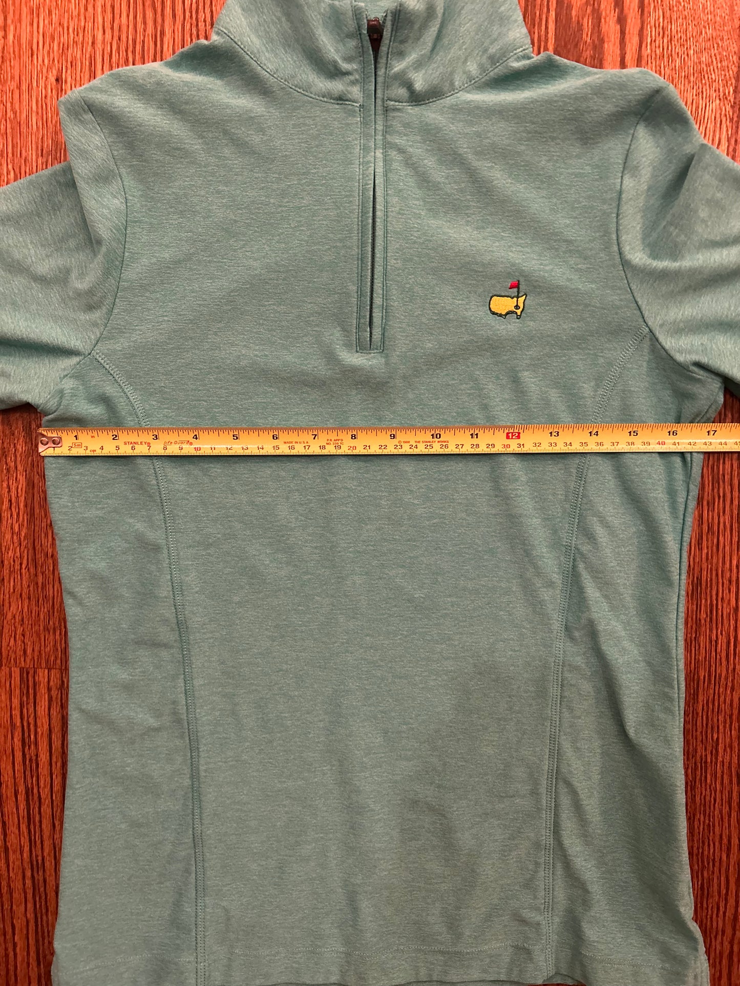 Women’s Small Teal Masters Peter Millar Quarter Zip