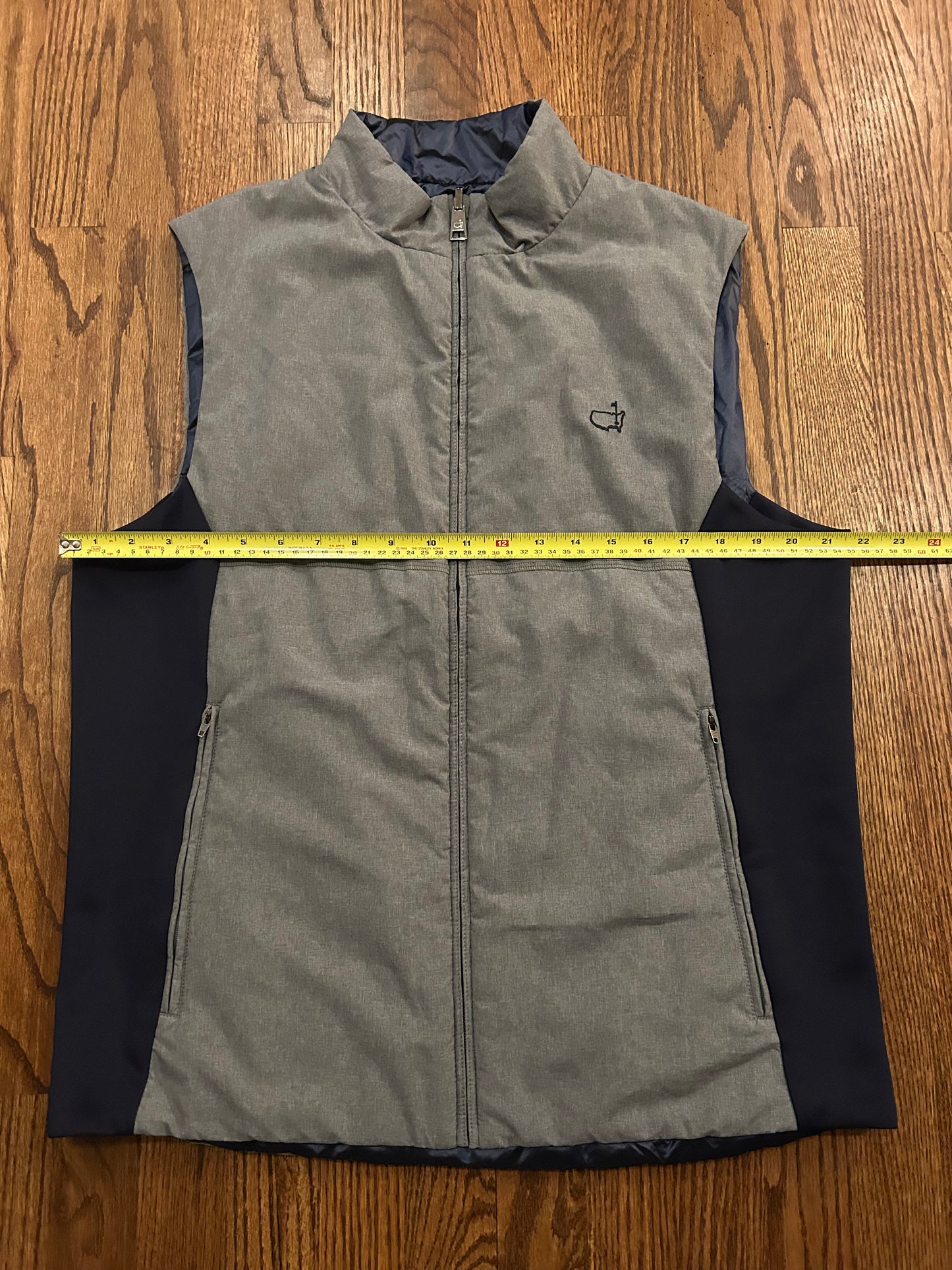 Men’s Large Masters Clubhouse Collection Reversible Golf Vest