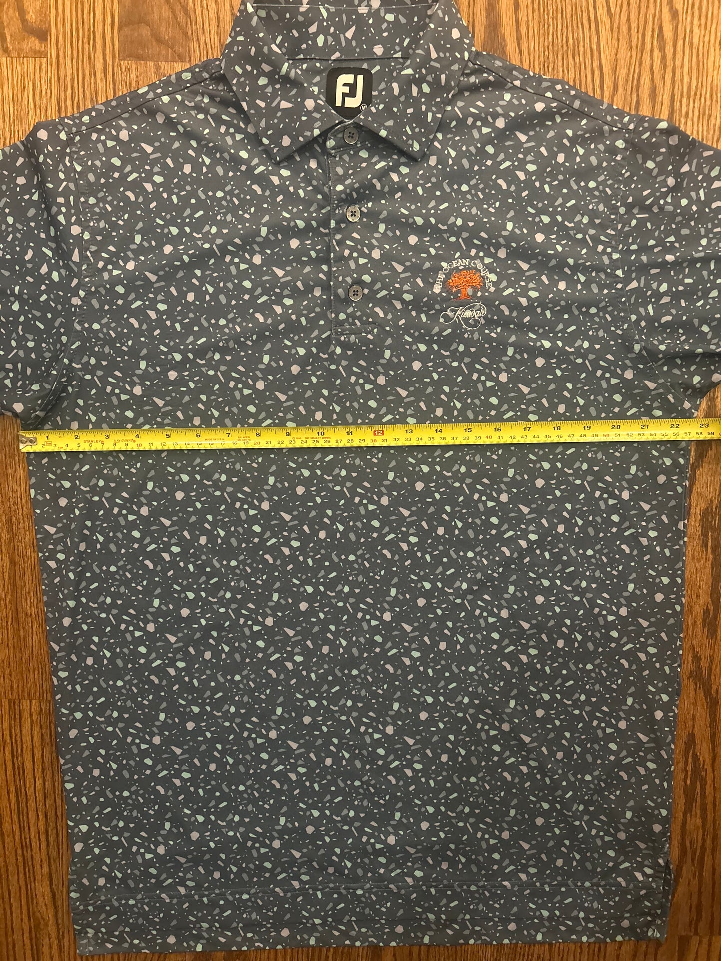 Men’s Medium FootJoy Kiawah Island South Carolina Performance Golf Polo