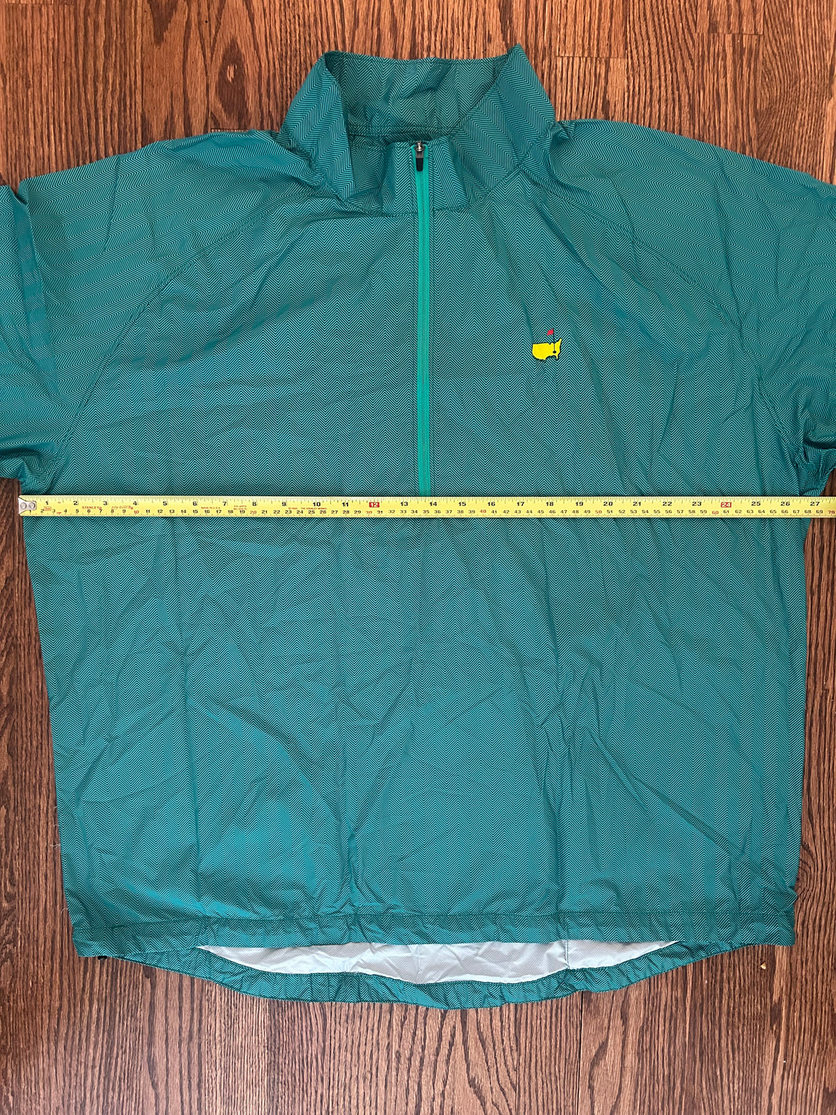 Men’s 2XL Masters Peter Millar Green Quarter Zip Windbreaker Augusta National Golf
