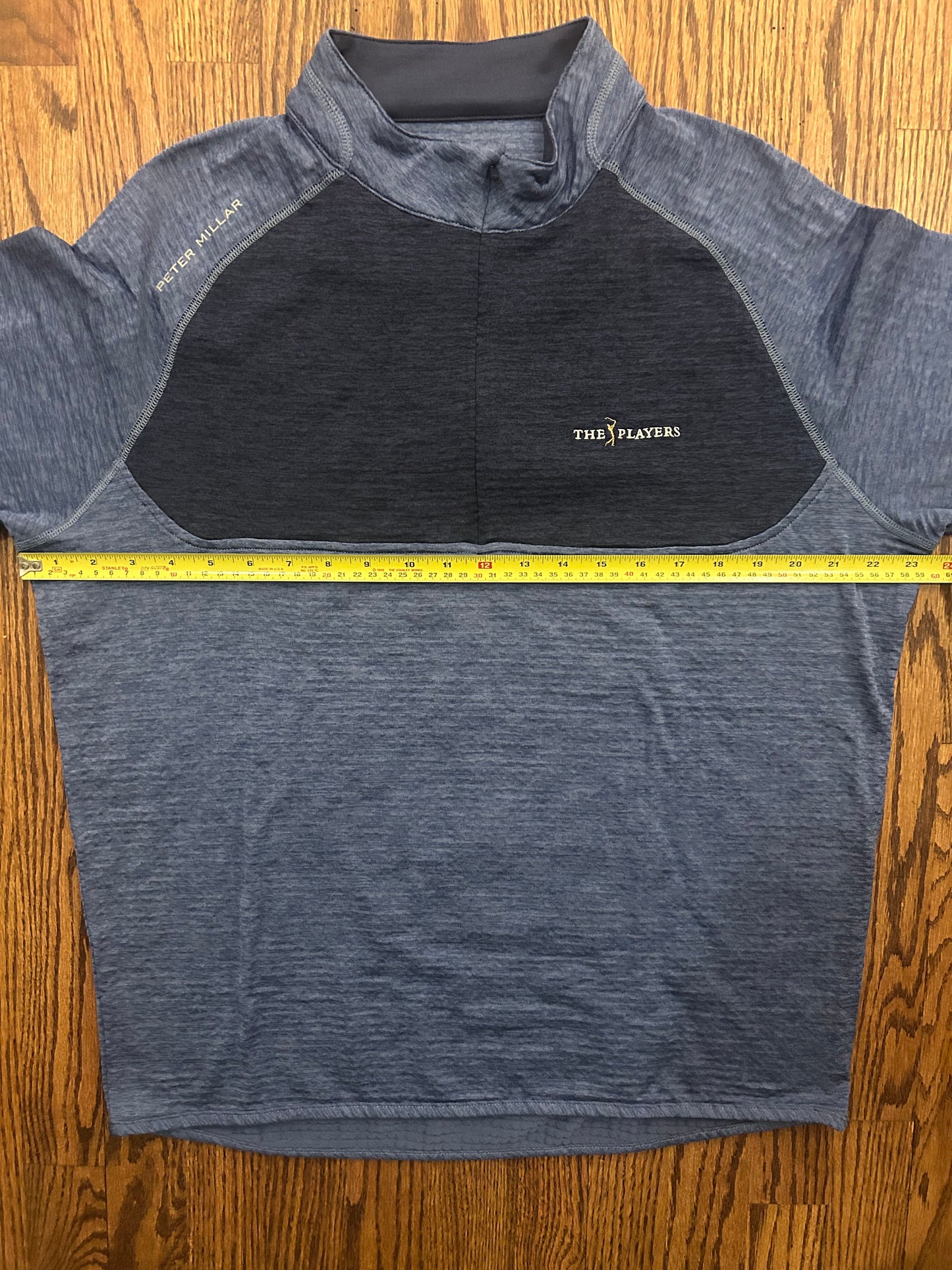 Men’s Large Blue Peter Millar The Players Championship Golf Quarter Zip