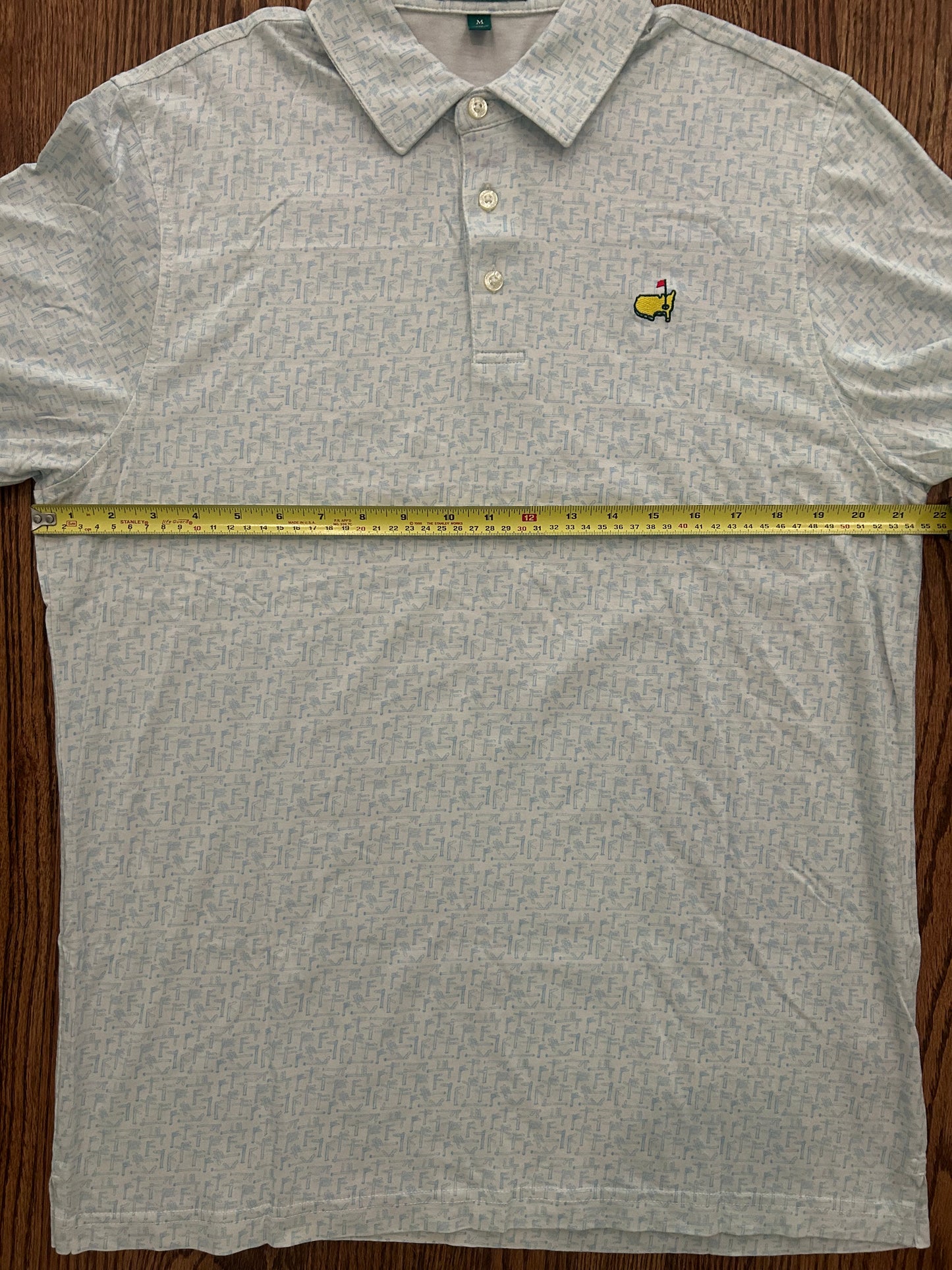 Men’s Medium Masters Classics Street Signs Graphic Polo Augusta National angc