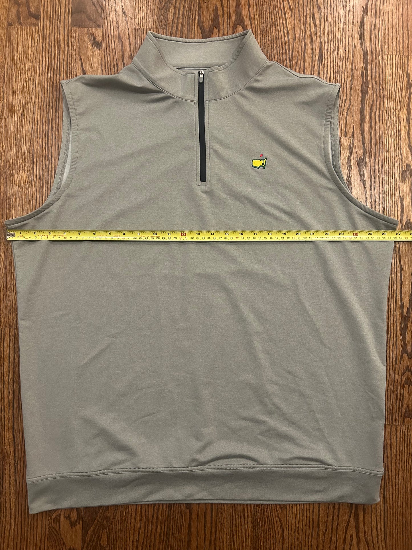 Men’s 2XL Masters Peter Millar Gray Performance Golf Vest
