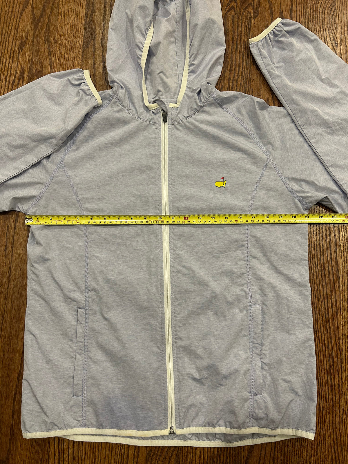 Women’s Medium Masters Magnolia Lane Lilac Full Zip Hooded Windbreaker