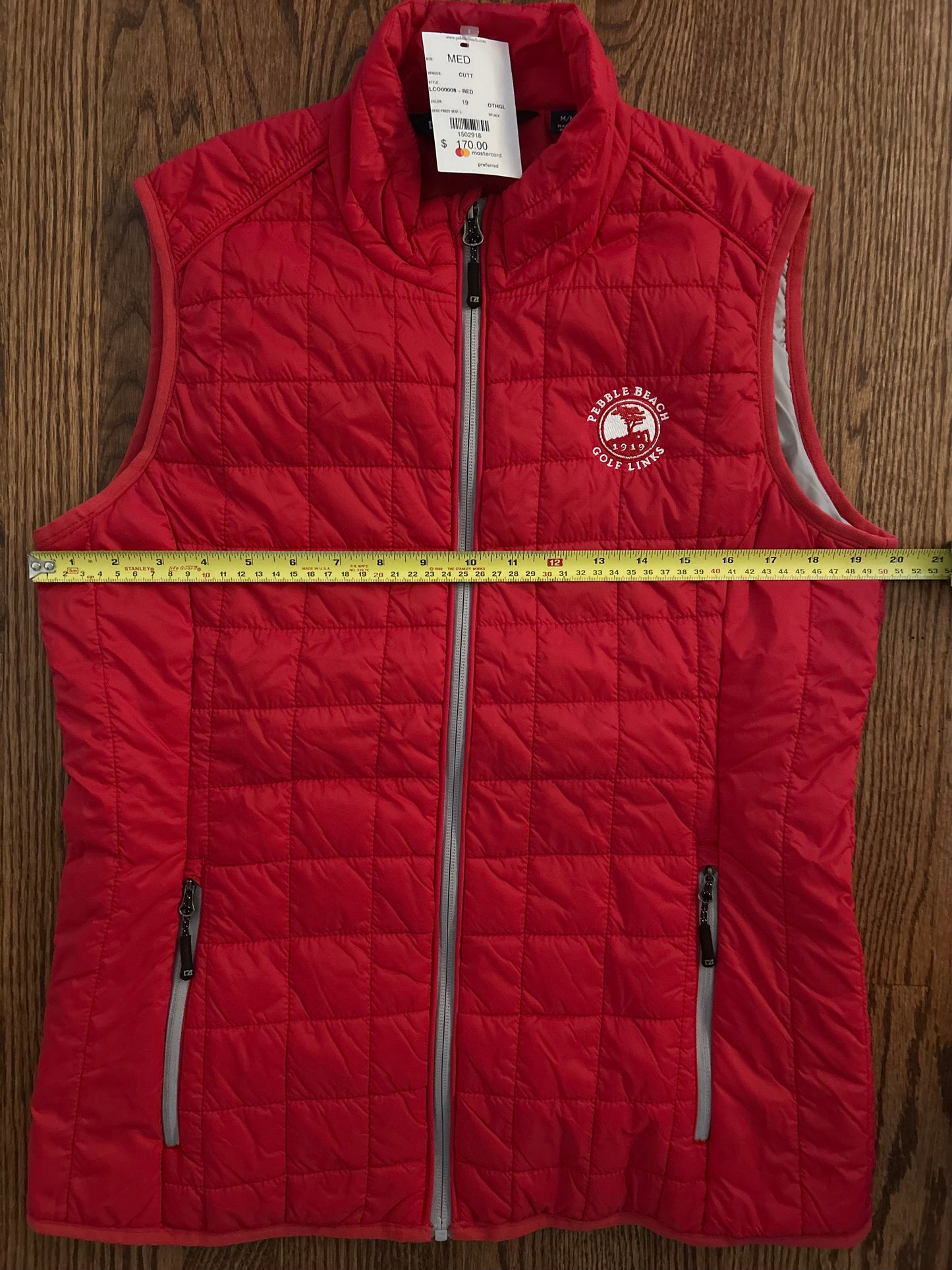Women’s Medium Cutter & Buck Pebble Beach Vest