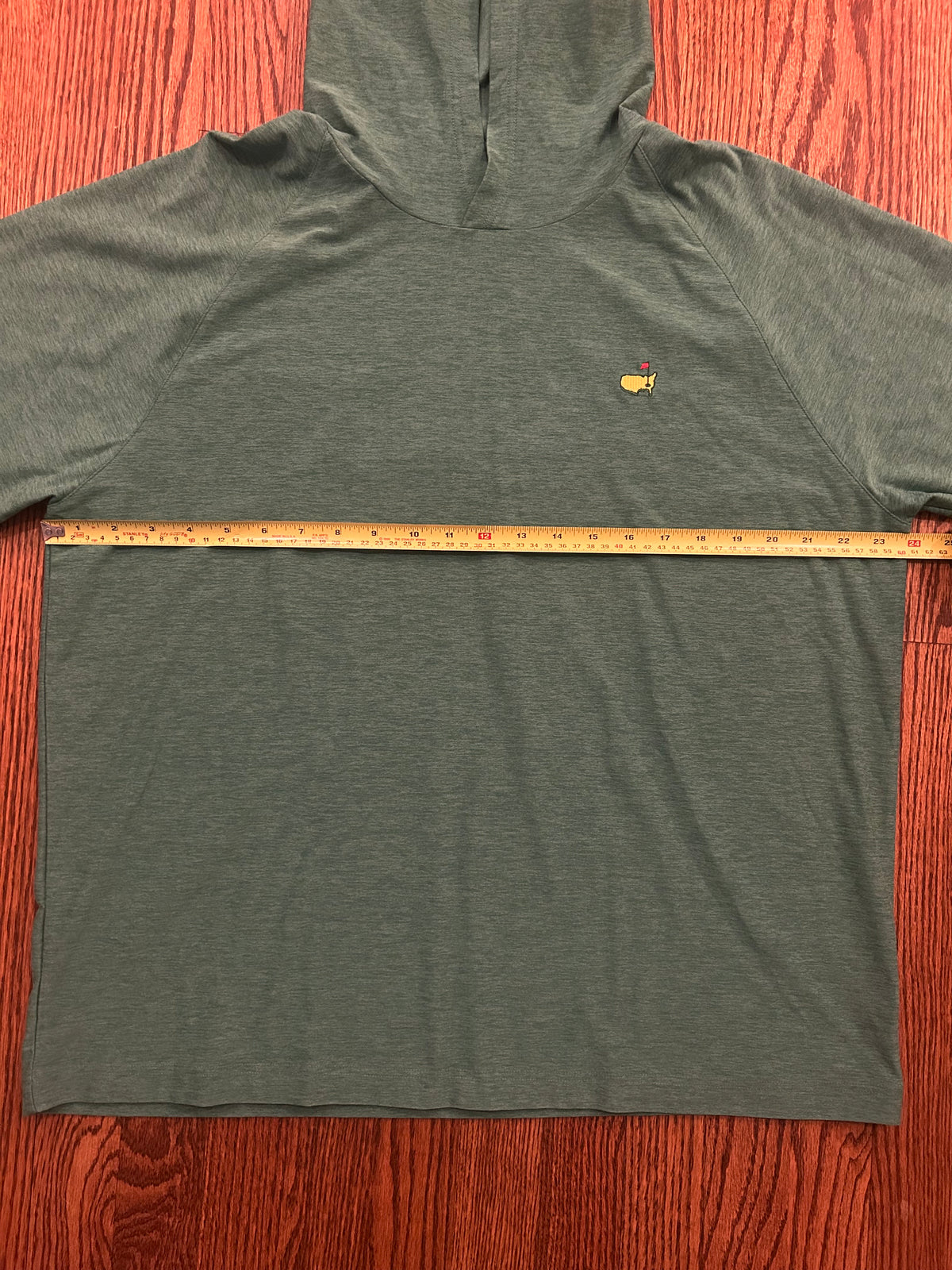 Men’s Large Masters Tech Green Performance Golf Hoodie Pullover