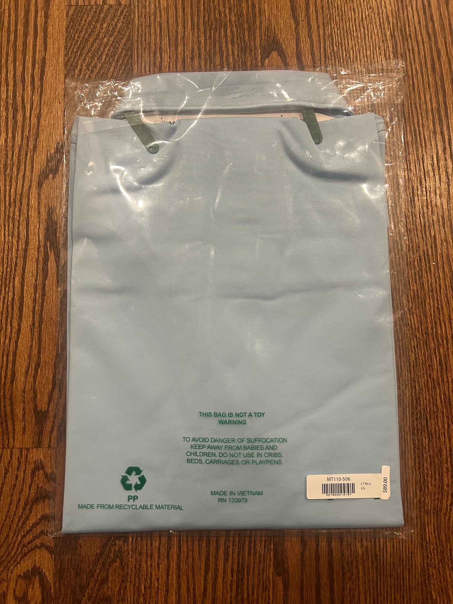 Men’s Large Masters Tech Light Blue Polo