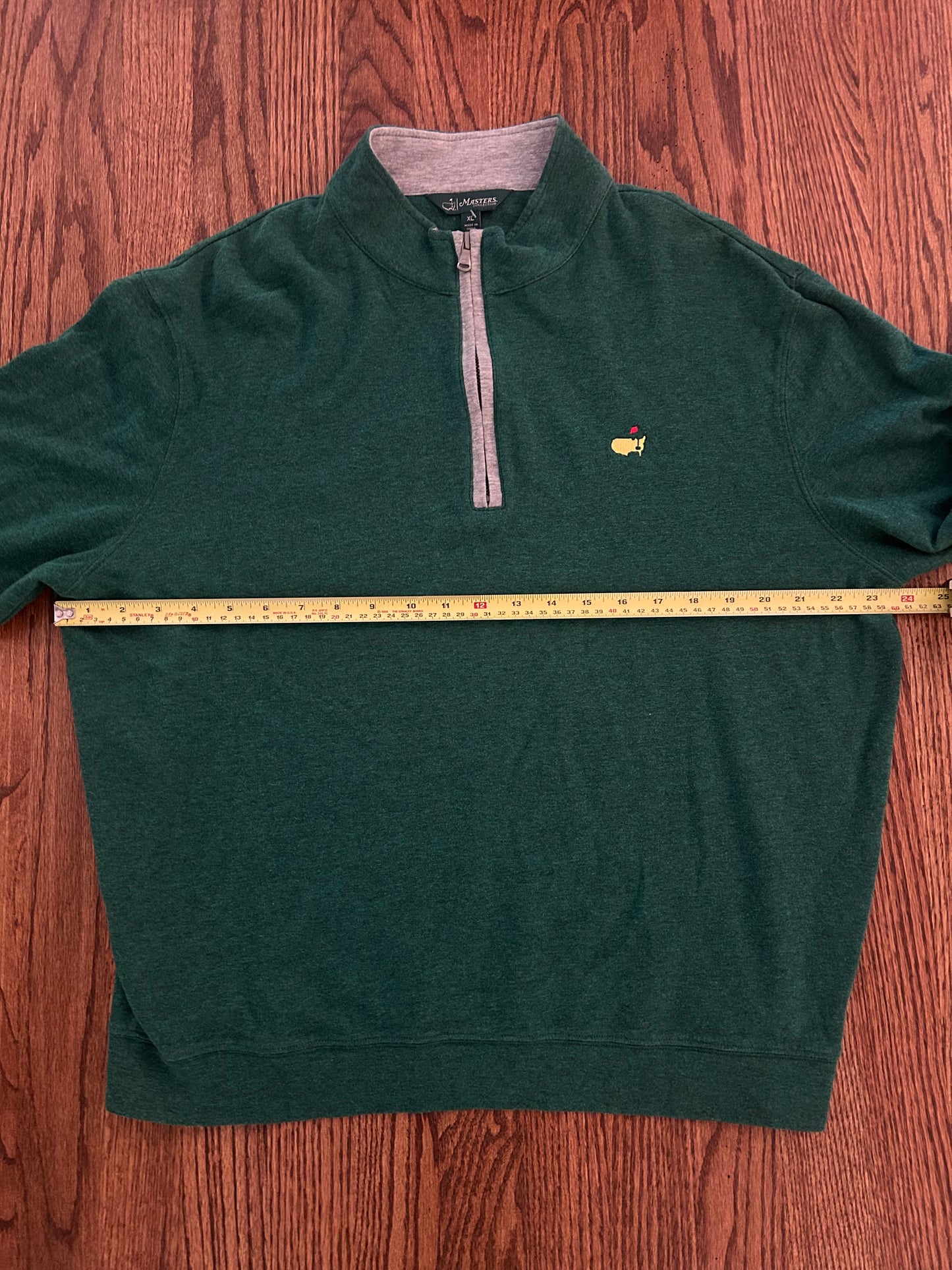 Men’s XL Masters Collection Green Quarter Zip