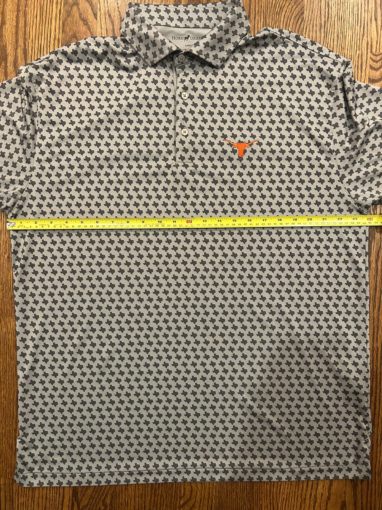 Men’s Large Horn Legend Texas Longhorns Graphic Performance Golf Polo