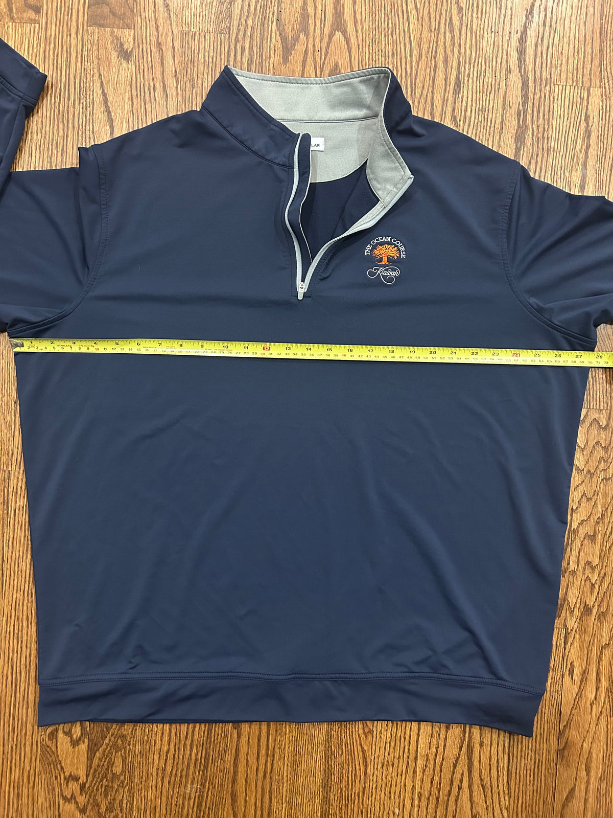 Men’s 2XL Peter Millar Kiawah Ocean Course Navy Golf Quarter Zip