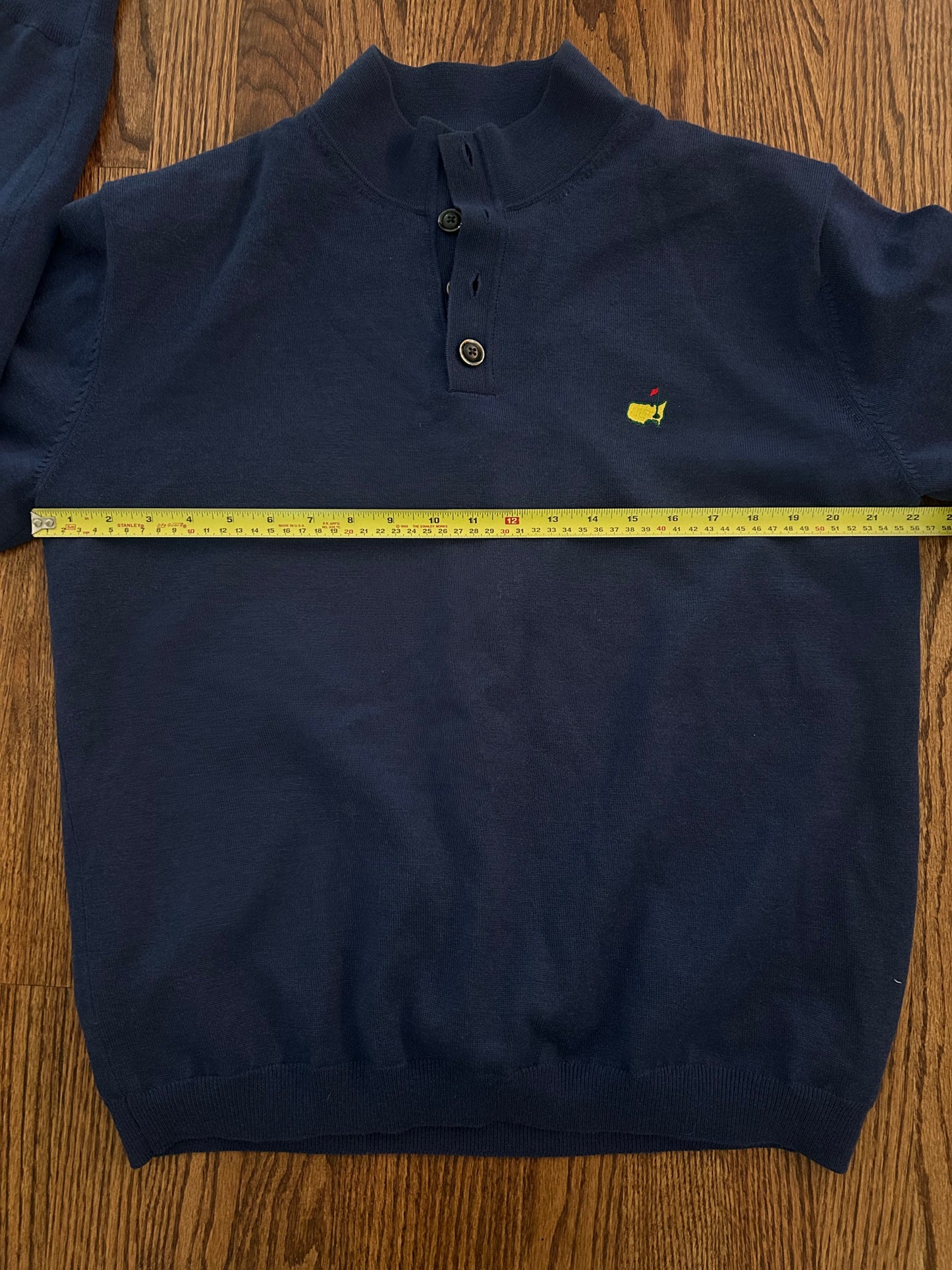 Men’s Large Masters Clubhouse Collection 1/4 Button Sweater