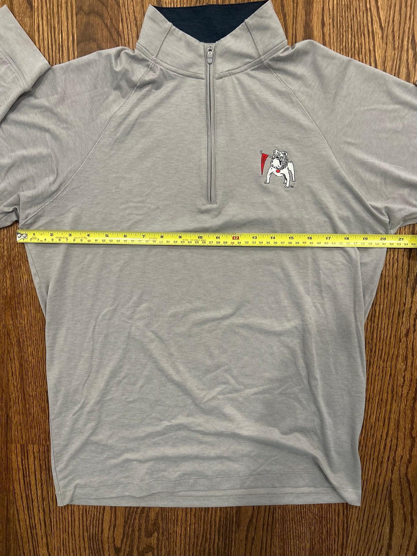 Men’s Small Johnnie O UGA Georgia Bulldogs Performance Quarter Zip