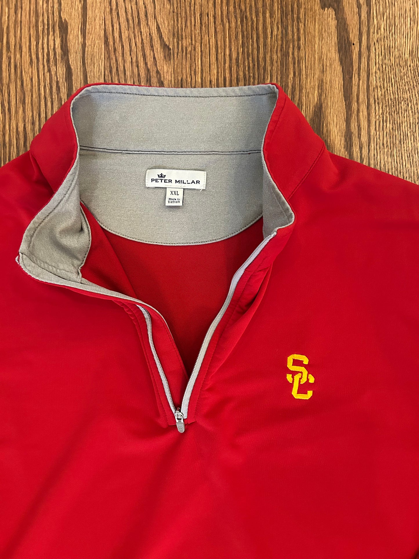Men’s 2XL Peter Millar USC Trojans Quarter Zip