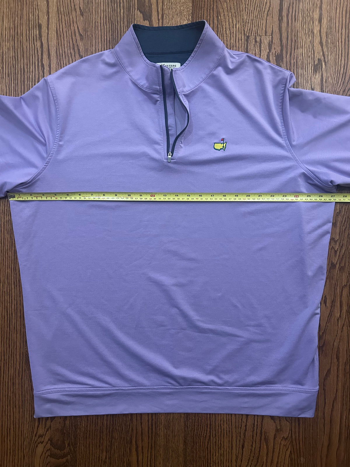 Men’s 2XL Masters Peter Millar Purple Golf Quarter Zip Pullover