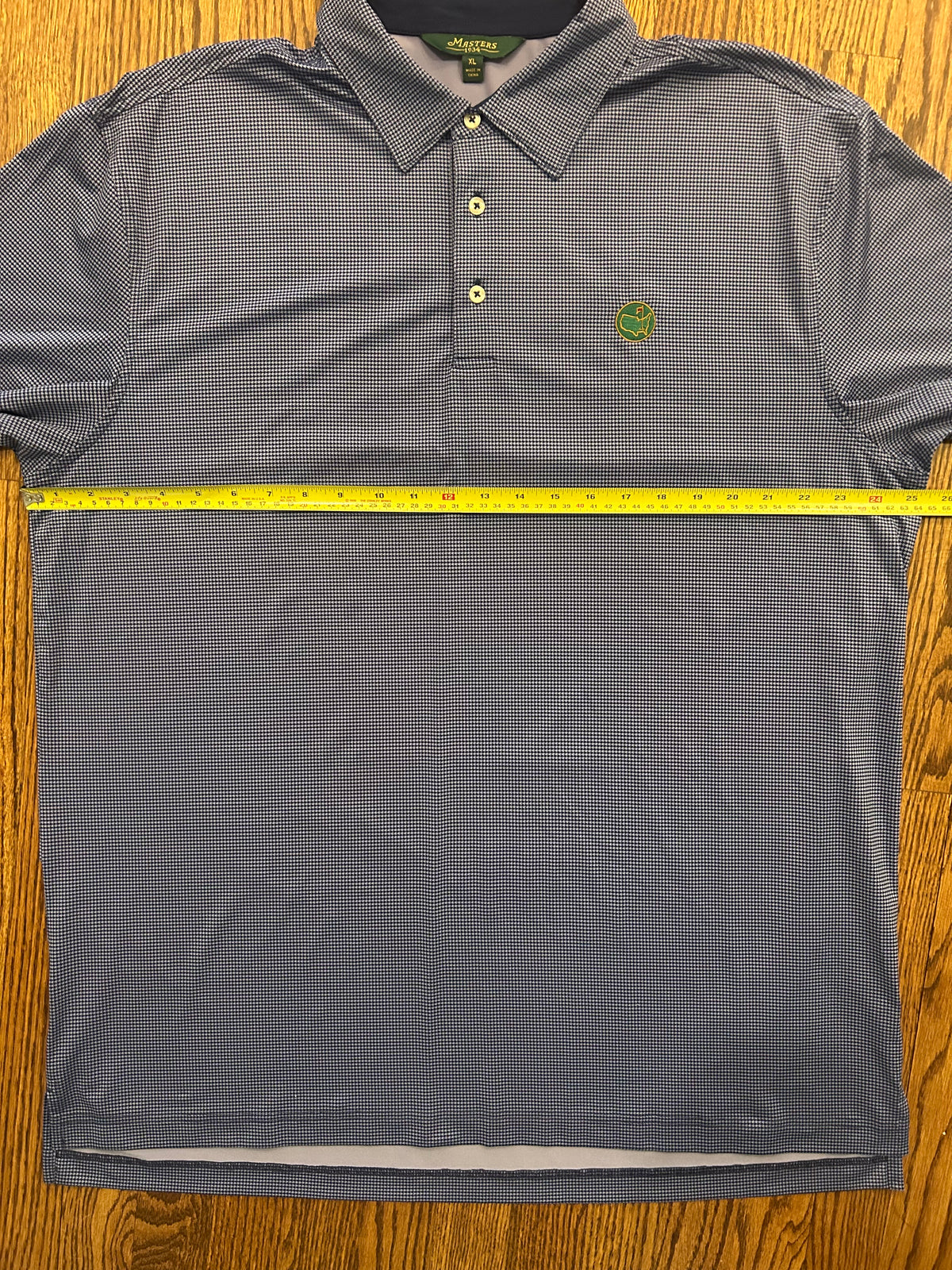Mens XL Masters 1934 Berckmans Place Houndstooth Golf Polo Augusta National Angc