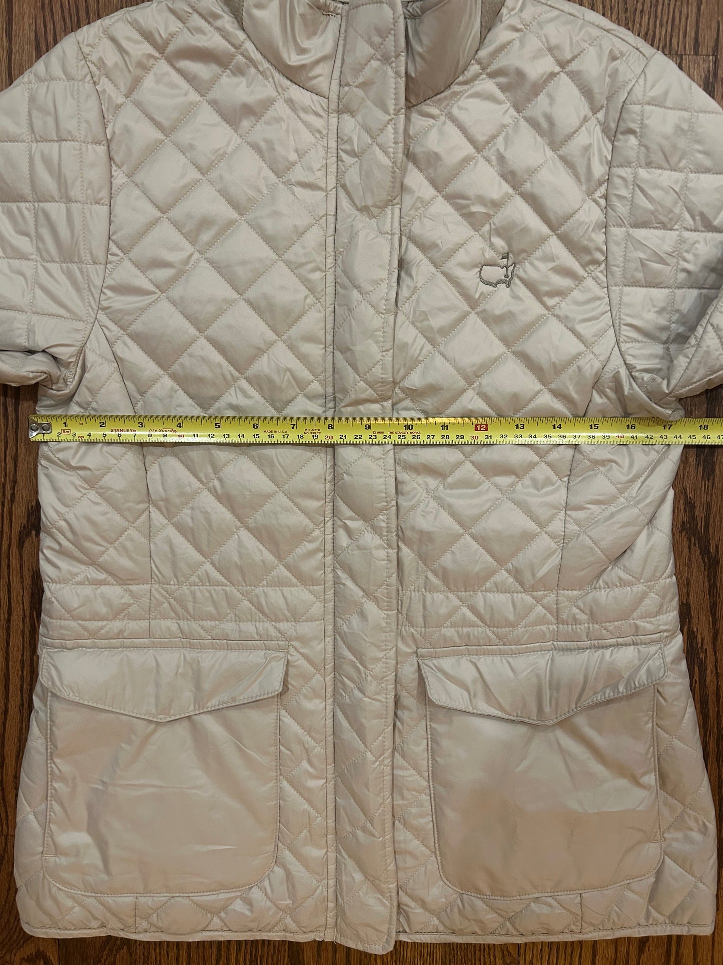 Women’s Small Masters Peter Millar Quilted Puffer Full Zip Jacket