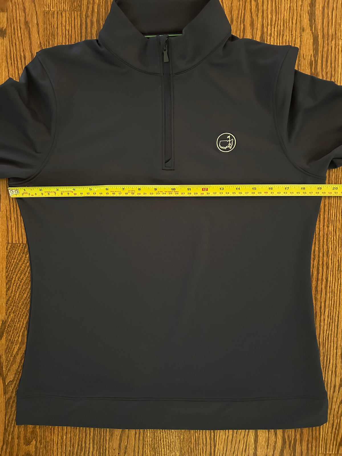 Womens Medium Masters Peter Millar Berckmans Place Navy Quarter Zip Augusta Angc
