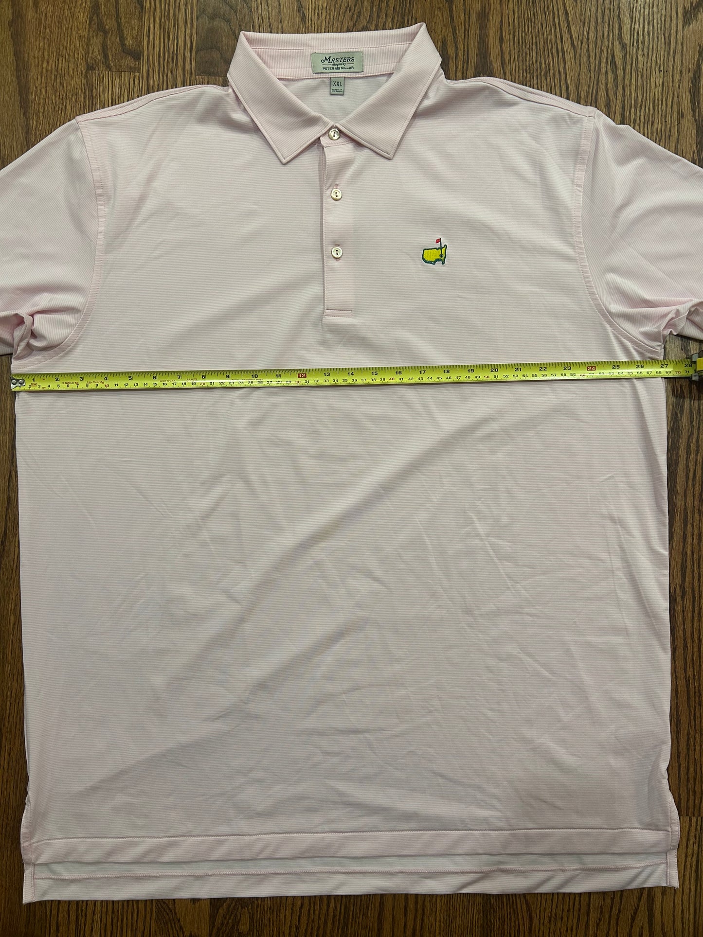 Men’s XXL Masters Peter Millar Light Pink Polo