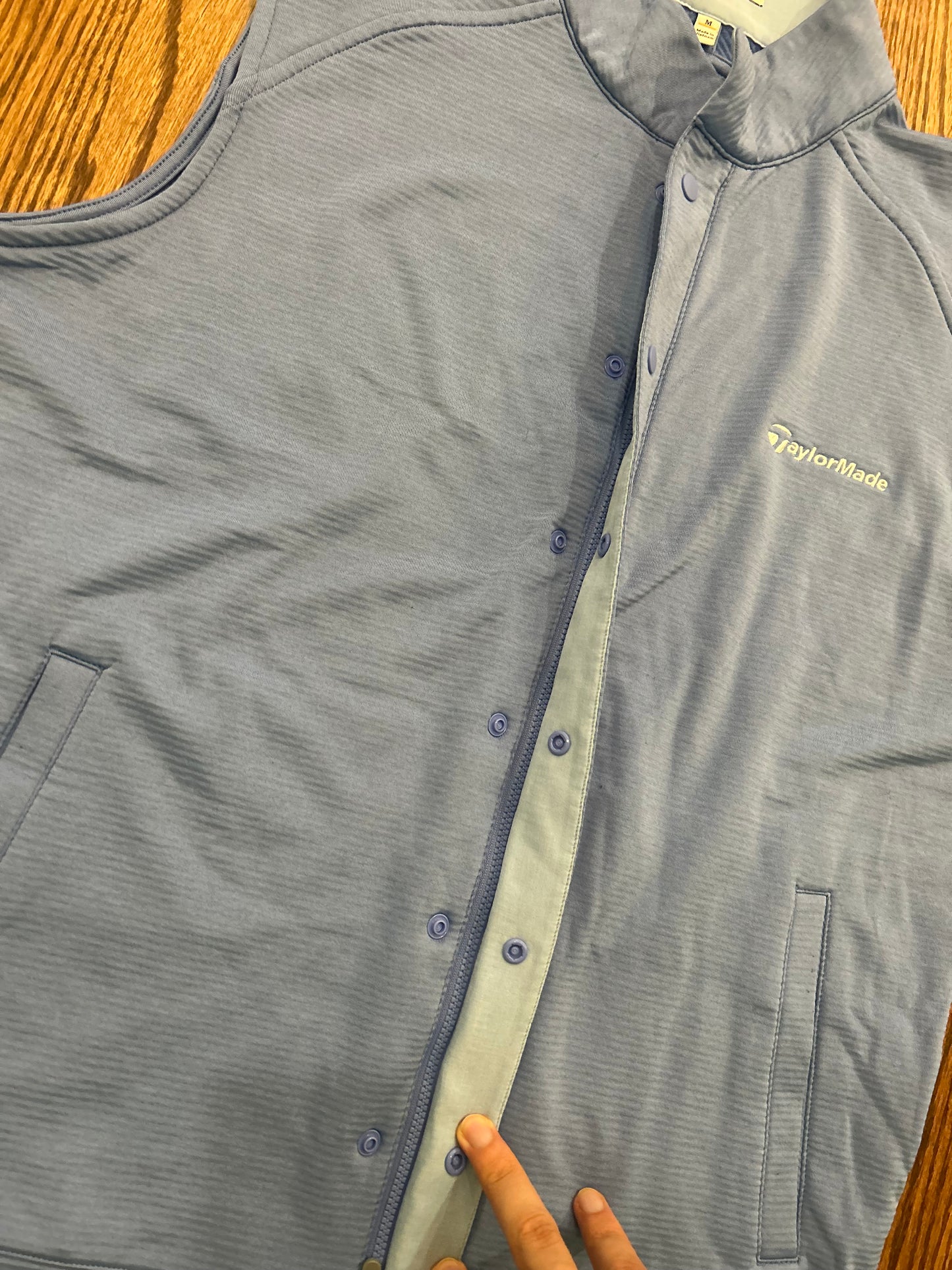 Men’s Medium Peter Millar TaylorMade Blue Golf Vest