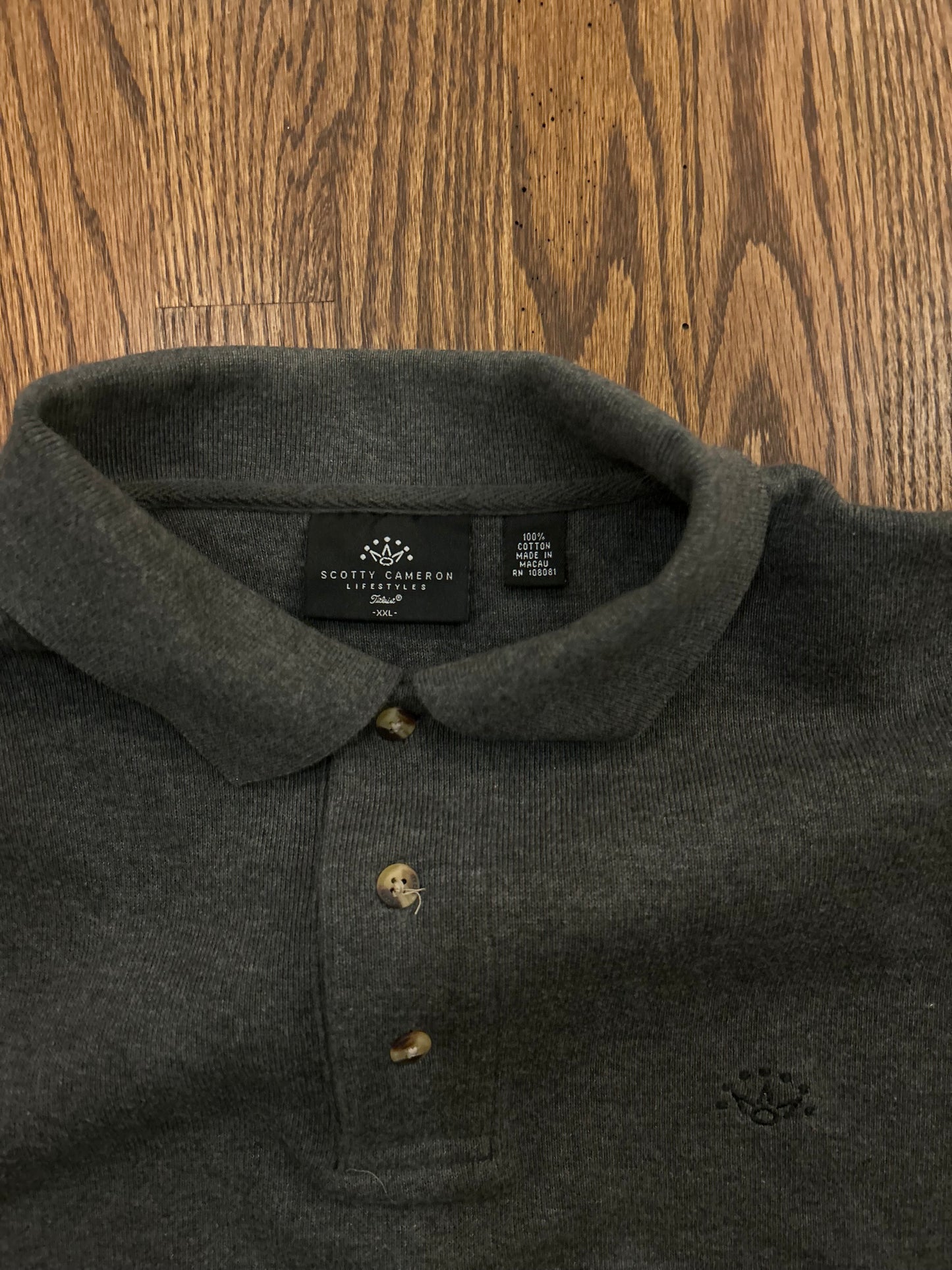 Men’s XXL Scotty Cameron Quarter Button Sweater