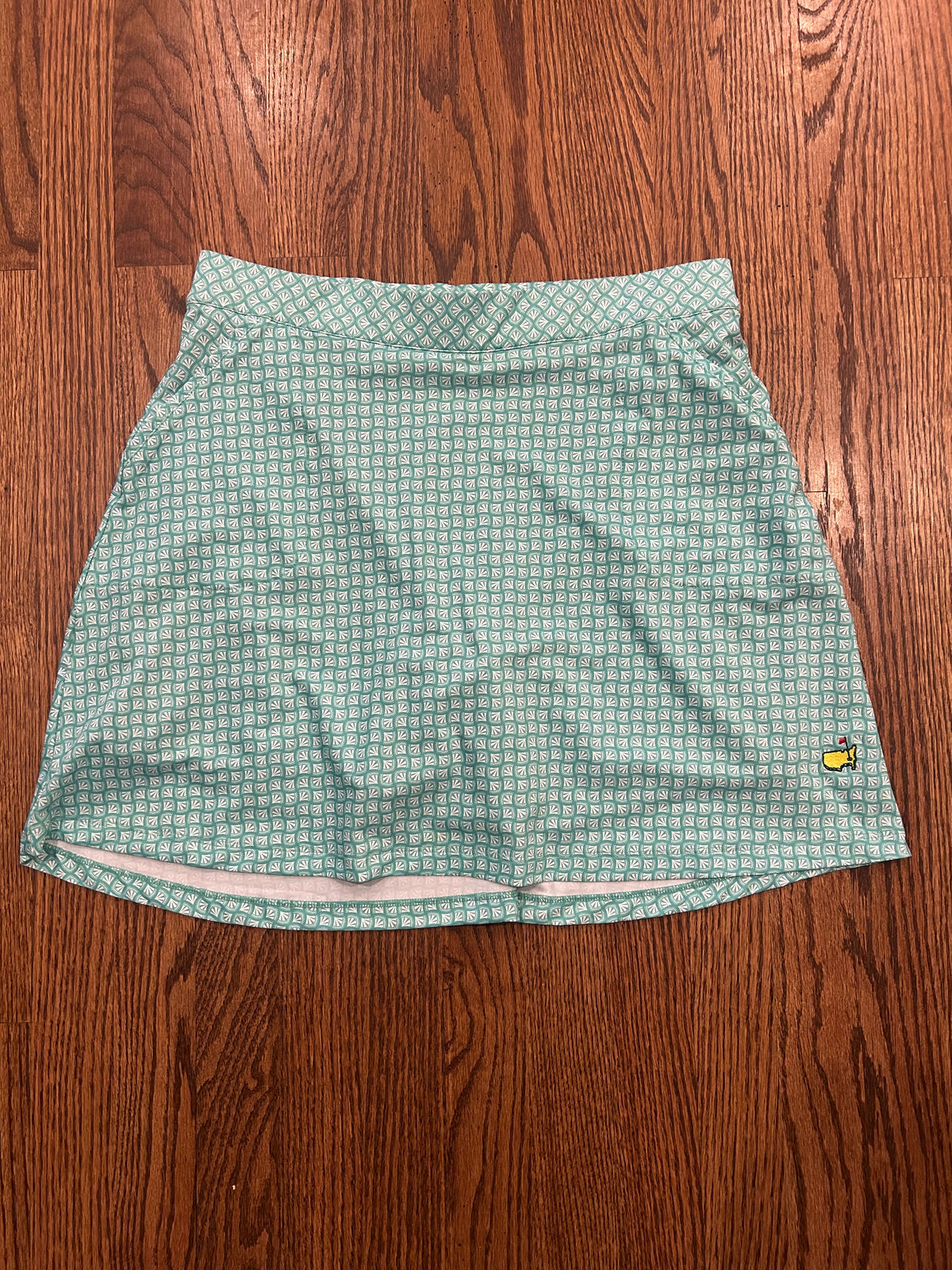 Women’s Medium Masters Magnolia Lane Green Graphic Golf Skirt