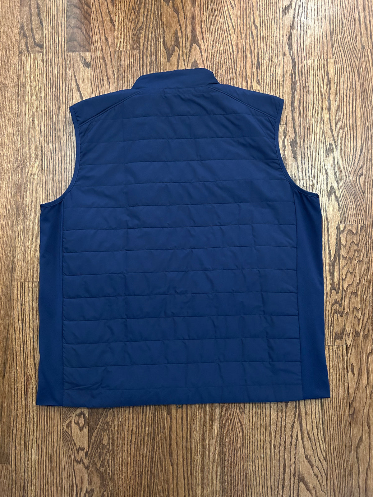 Mens 2XL Masters Tech Navy Blue Quilted Full Zip Golf Vest Augusta National Angc