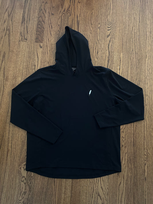 Men’s XL Holderness & Bourne Black Performance Golf Hoodie Pullover