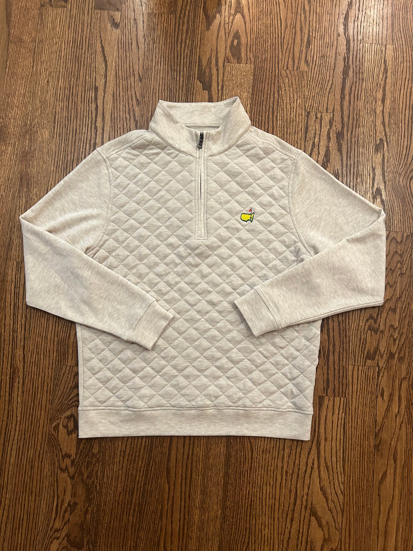 Men’s Small Masters Clubhouse Collection Quilted Quarter Zip