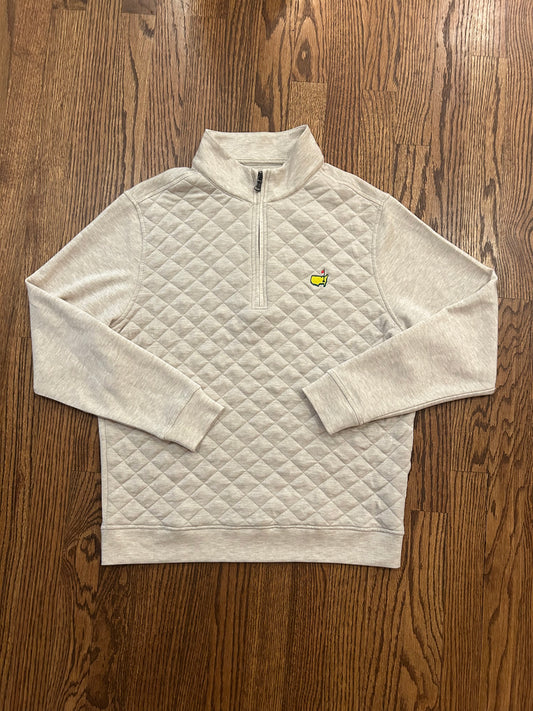 Men’s Small Masters Clubhouse Collection Quilted Quarter Zip
