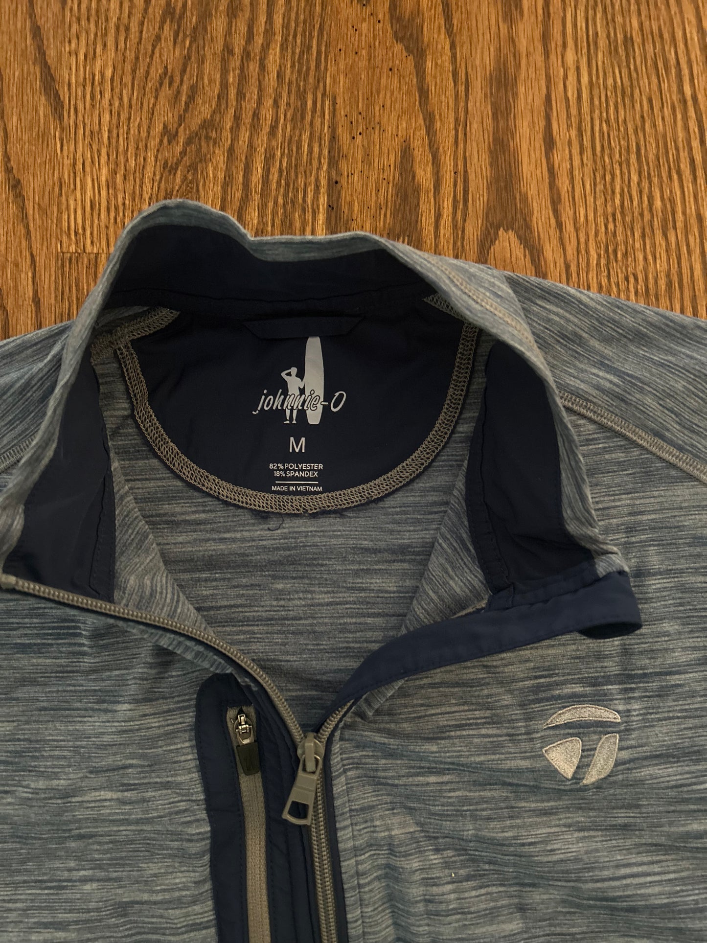 Men’s Medium Johnnie-O TaylorMade Full Zip Fleece