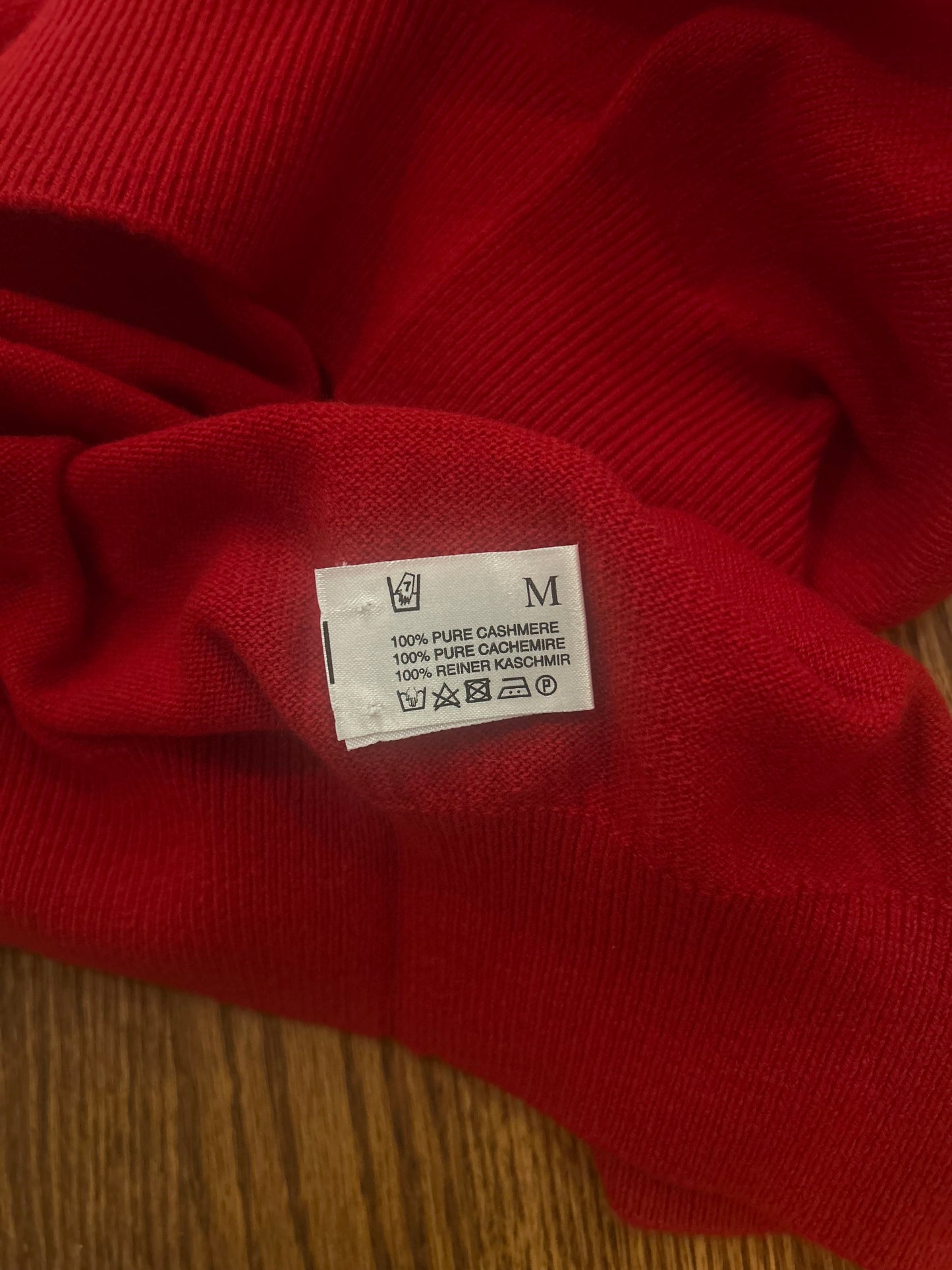 Men’s Medium Masters Clubhouse Collection Cashmere Sweater