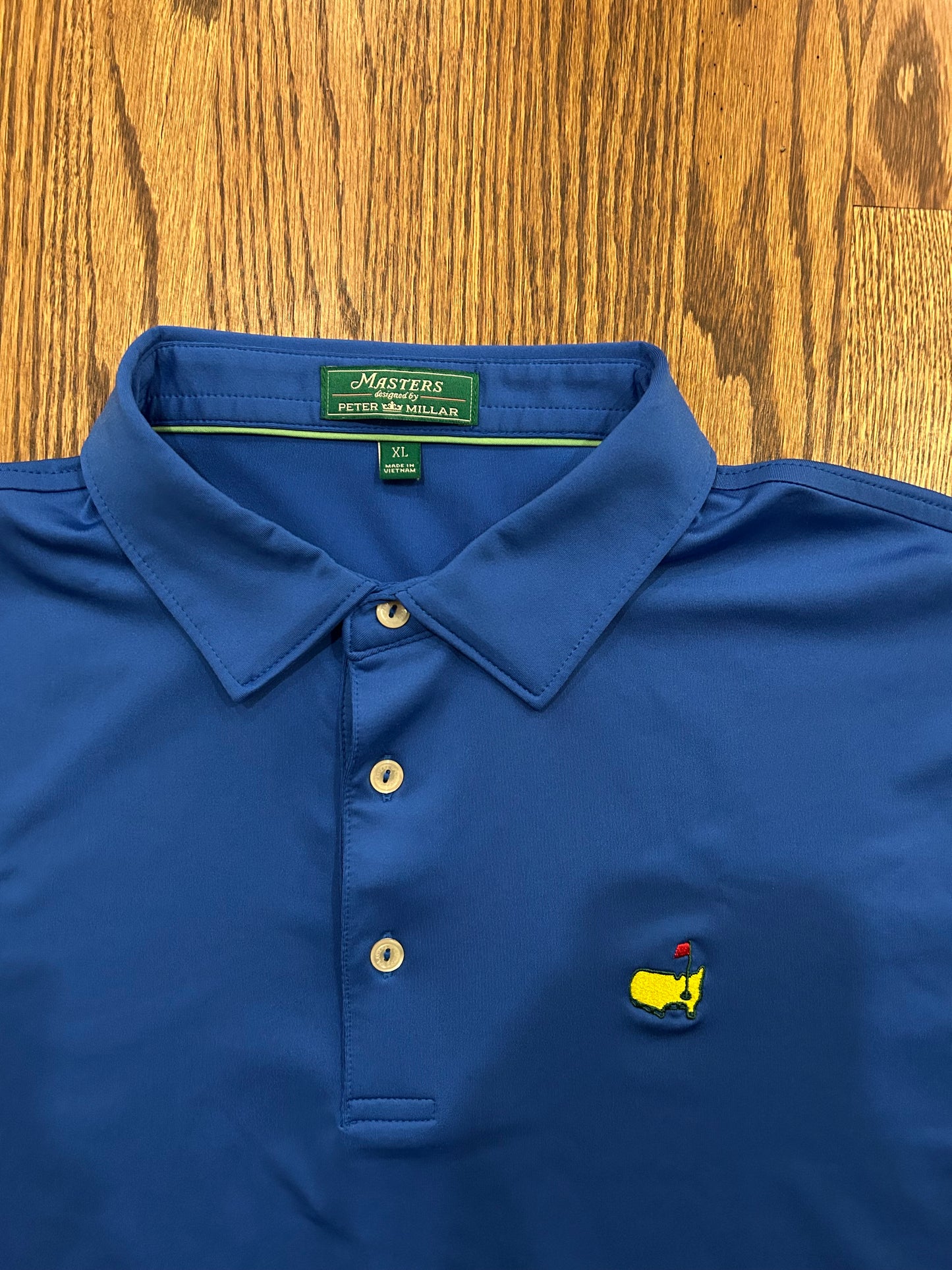 Men’s XL Masters Peter Millar Blue Polo