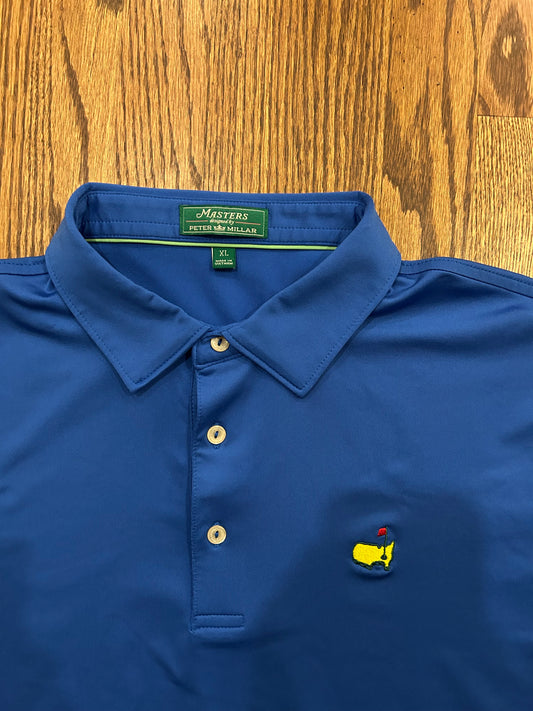 Men’s XL Masters Peter Millar Blue Polo