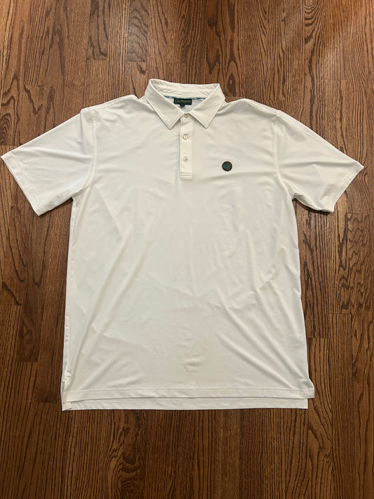 Men’s XL Masters 1934 Berckmans Place Performance Golf Polo White