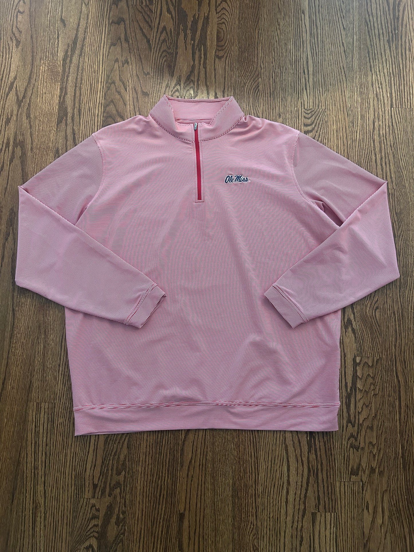 Men’s 2XL Peter Millar Ole Miss Rebels Quarter Zip Pullover SEC