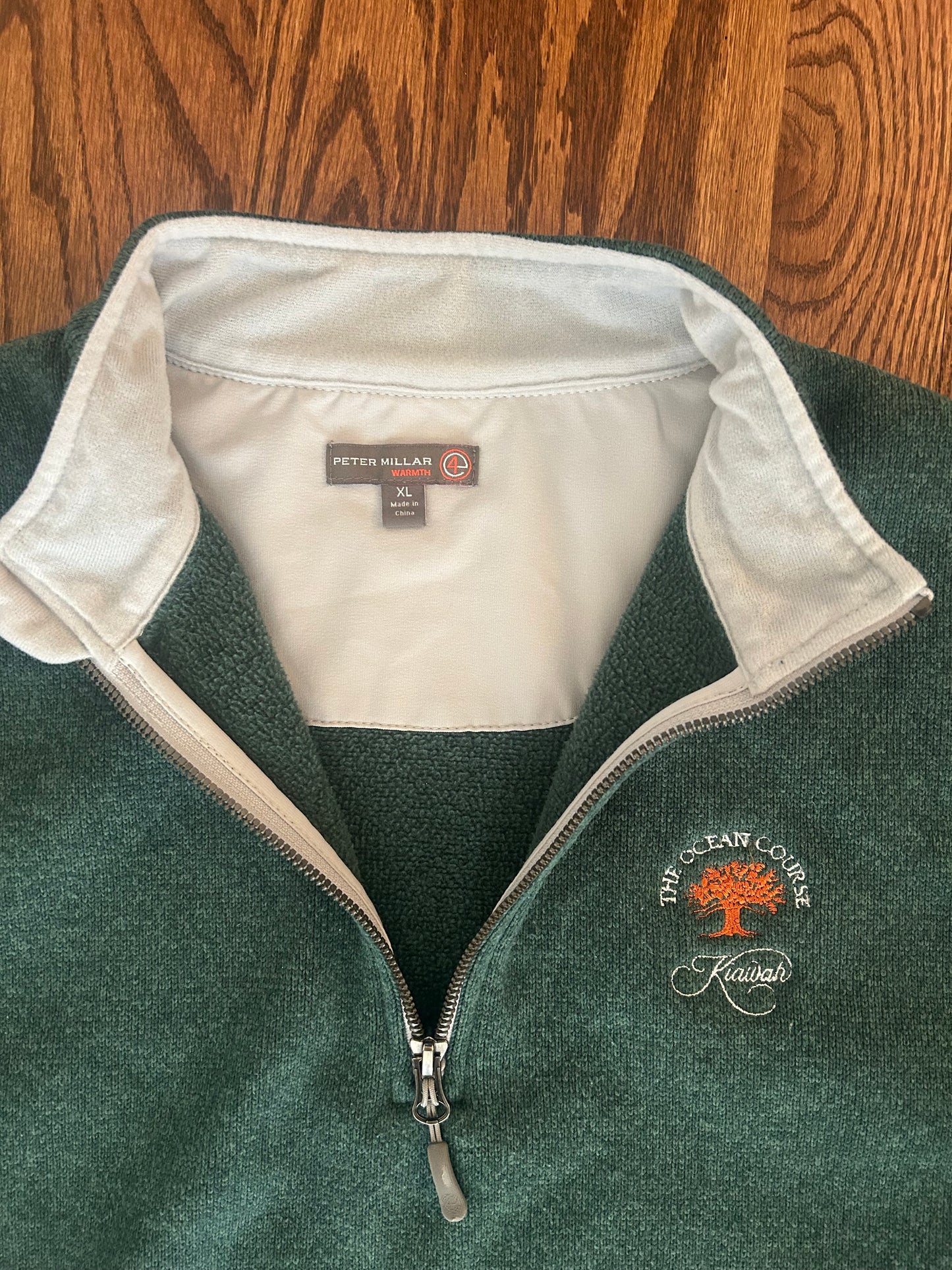 Men’s Xl Peter Millar Kiawah Quarter Zip Fleece