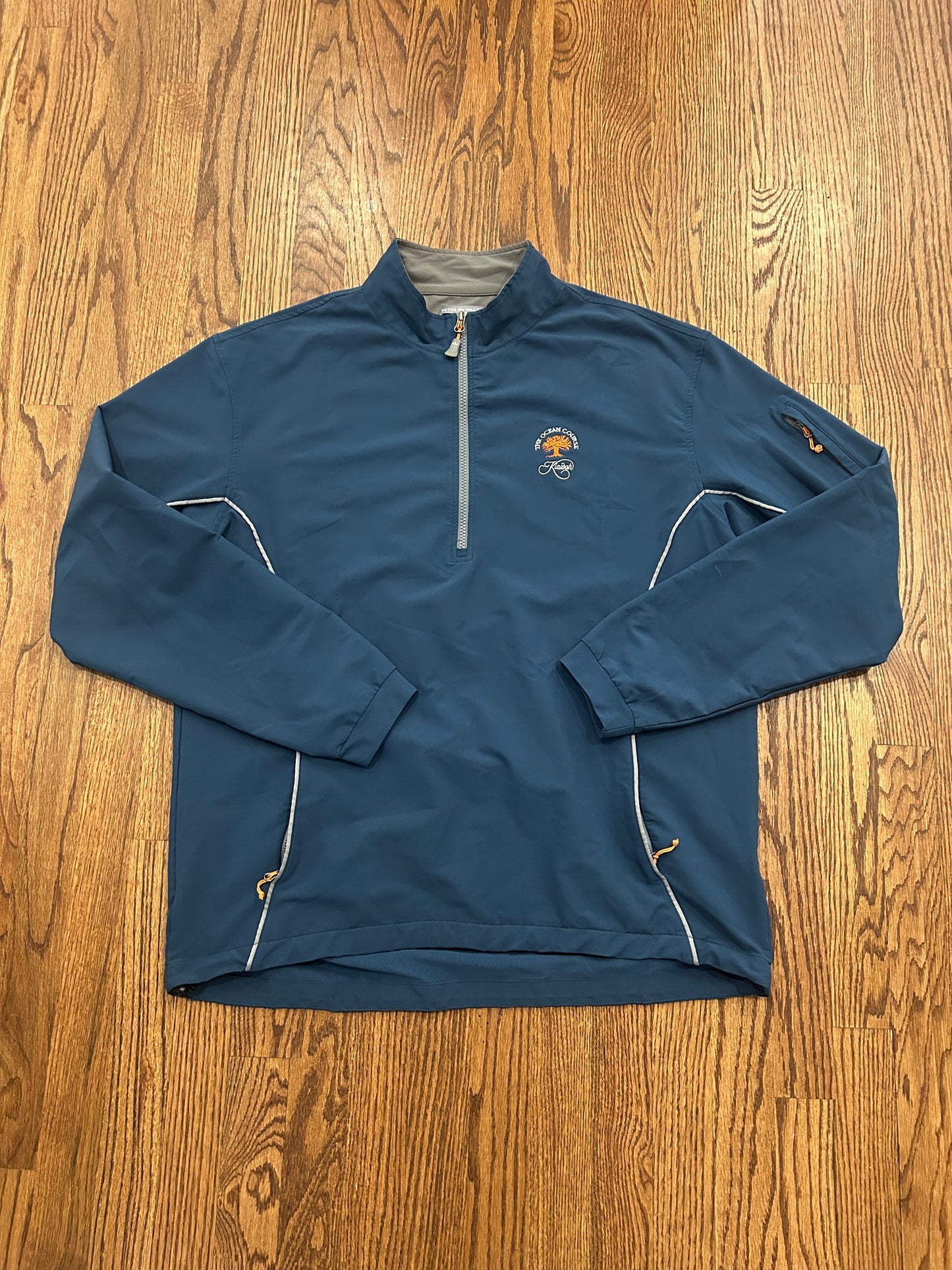 Men’s Large Peter Kiawah Quarter Zip Rain Jacket