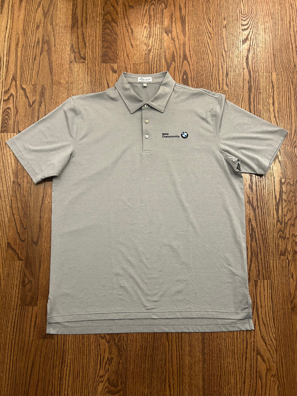 Men’s XL Peter Millar BMW Championship Golf Polo Gray