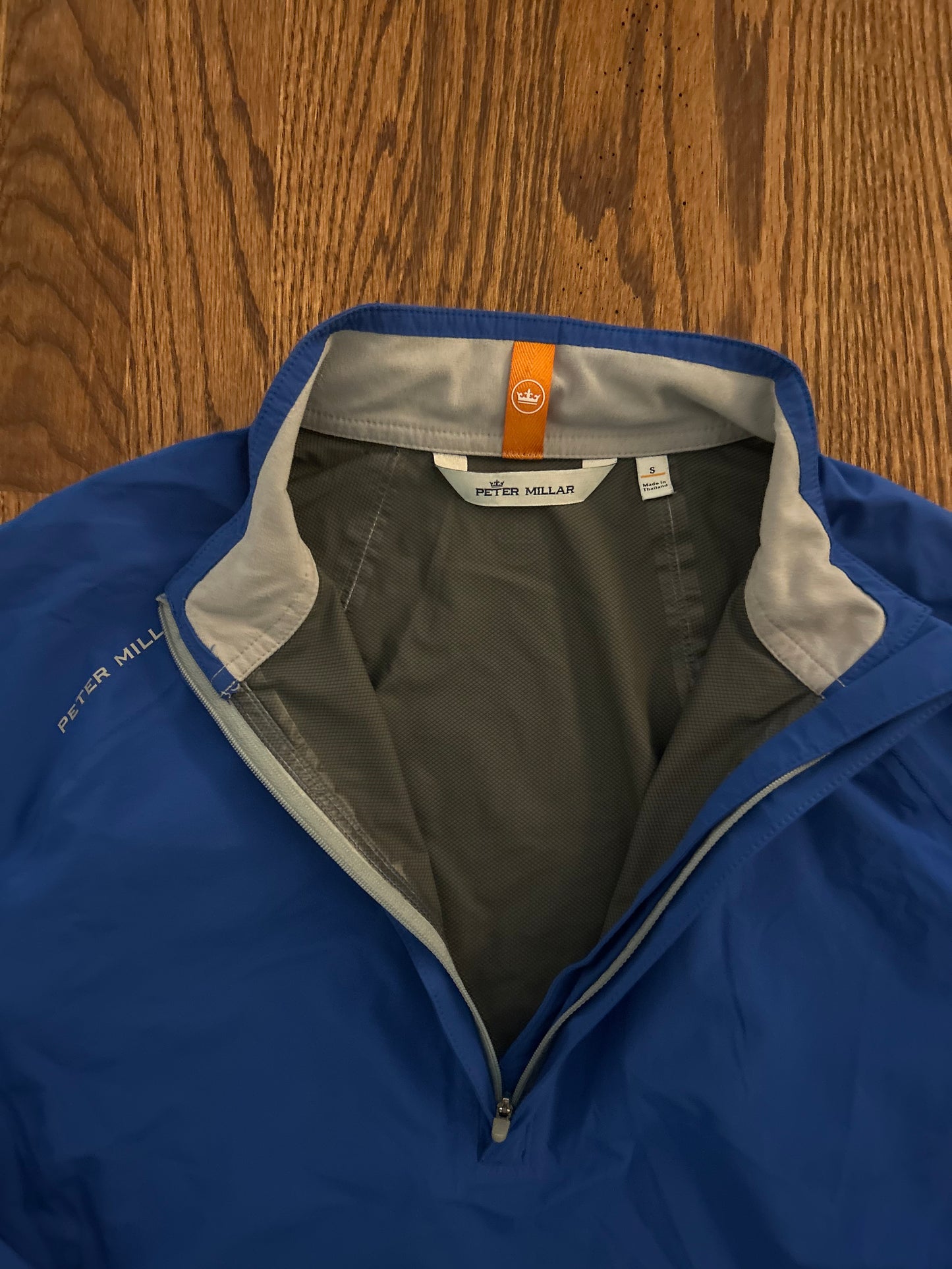 Men’s Small Peter Millar Sea Island Quarter Zip Rain Jacket