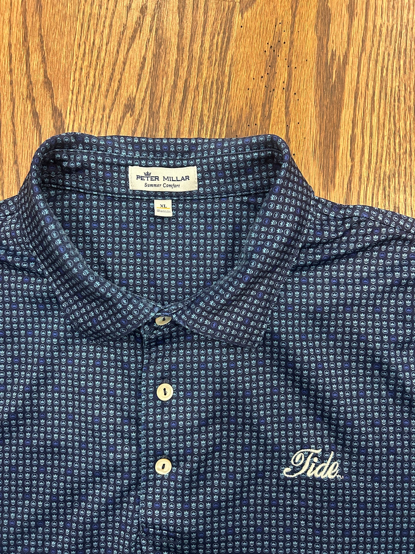 Men’s XL Peter Millar Alabama Crimson Tide Performance Golf Polo