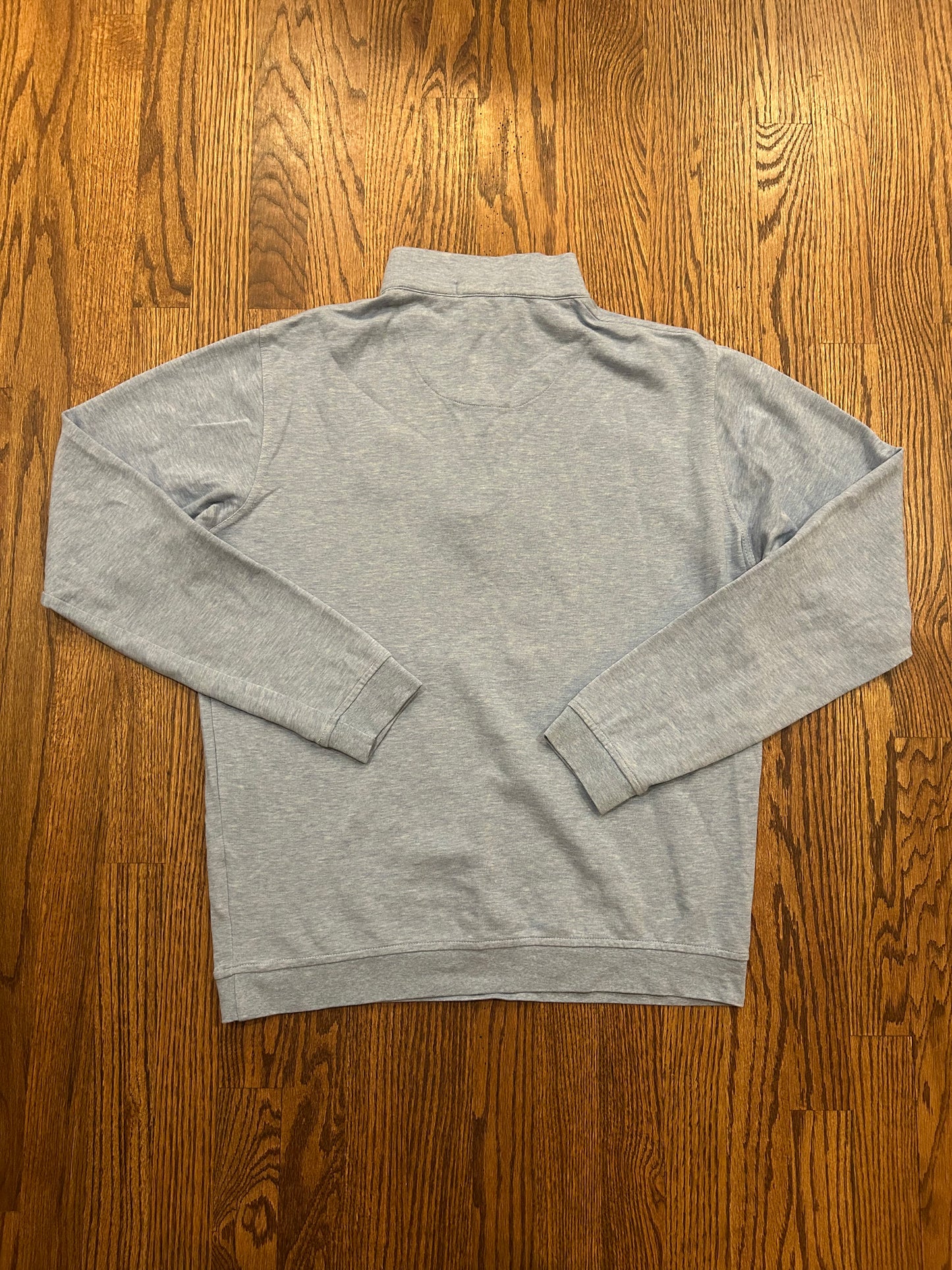 Men’s Medium Peter Millar Pebble Beach Golf Quarter Zip Pullover Light Blue