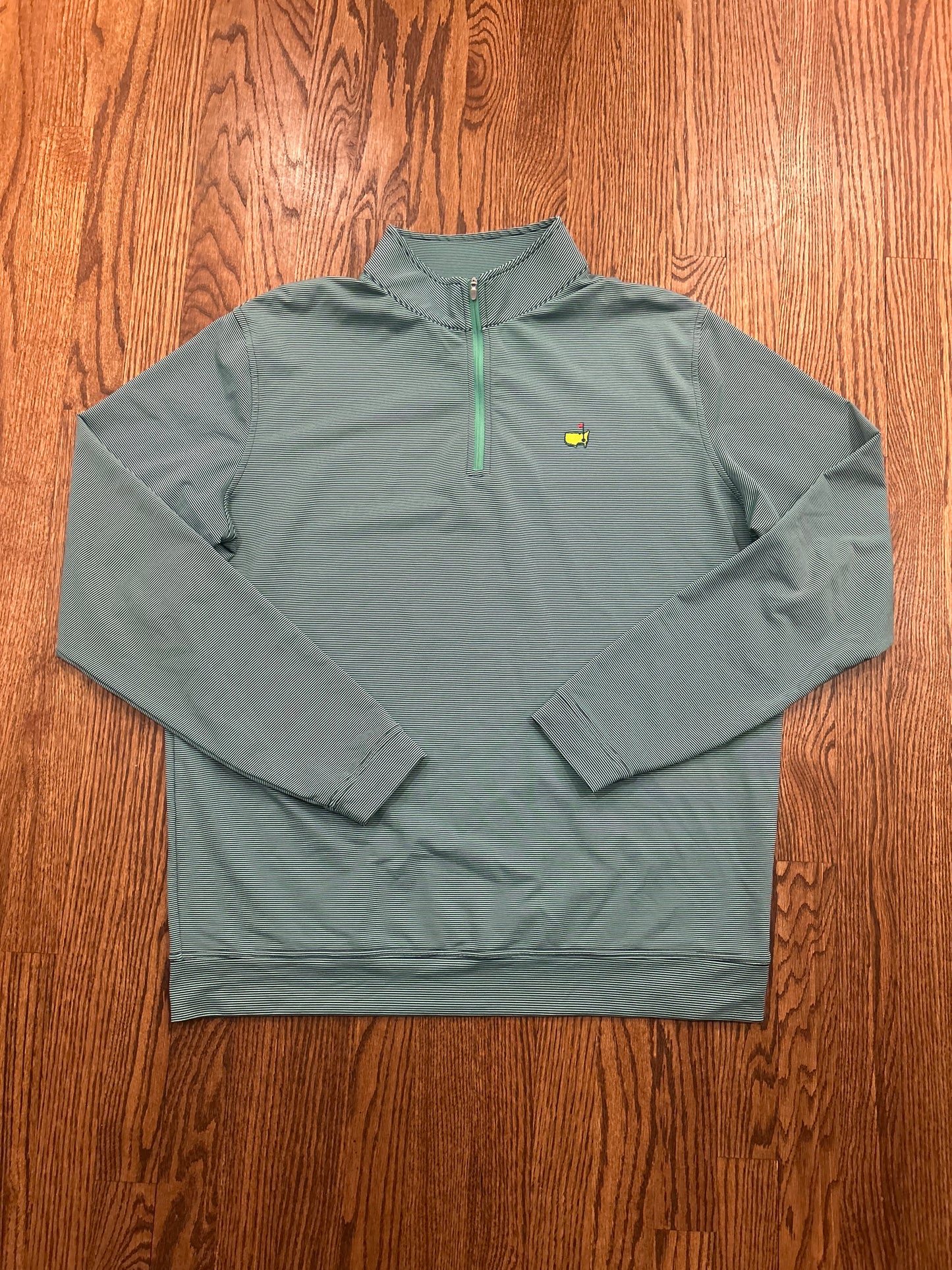 Men’s XL Green Masters Peter Millar Performance Golf Quarter Zip