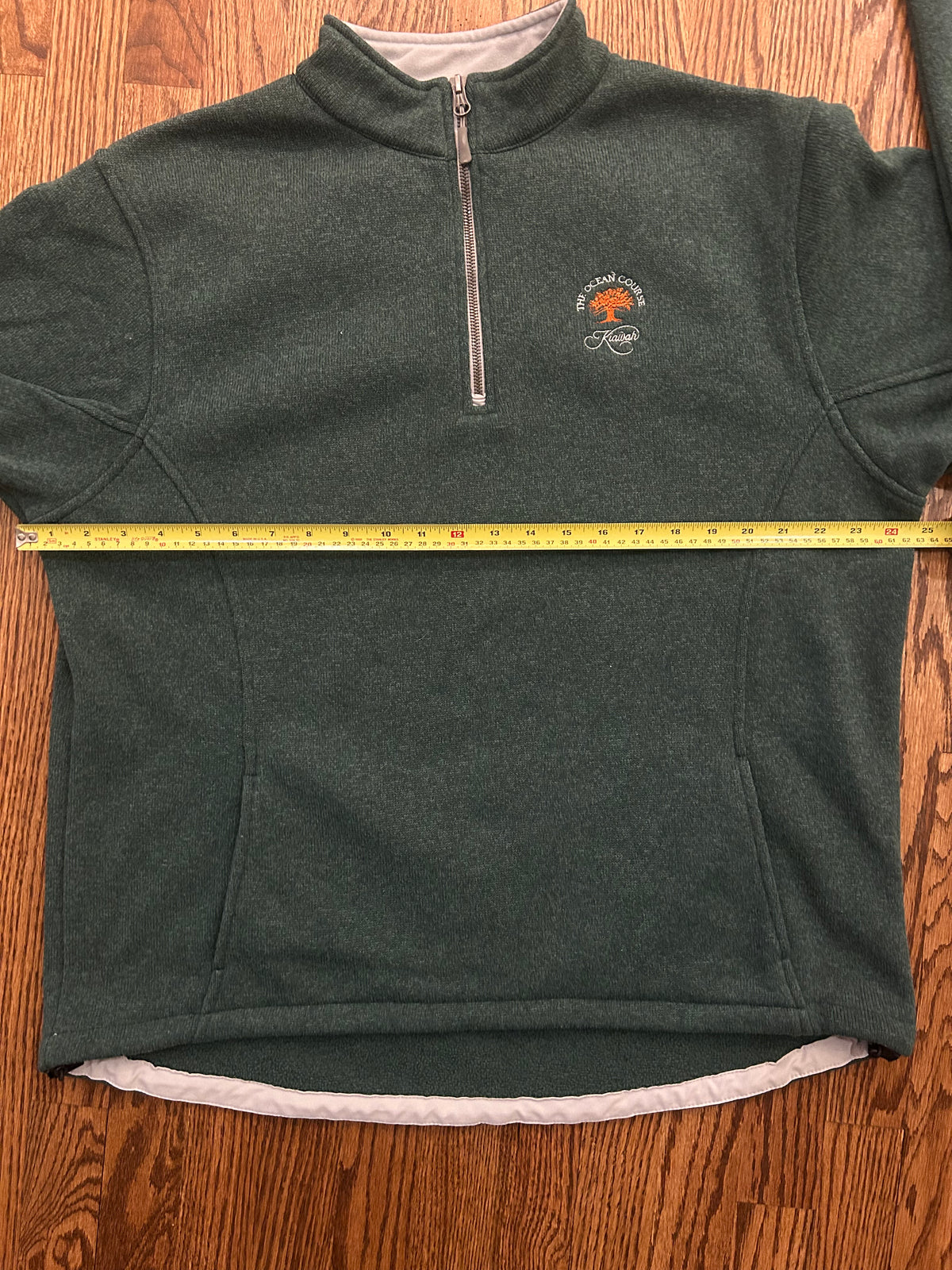 Men’s XL Peter Millar Kiawah Ocean Course Green Quarter Zip Fleece