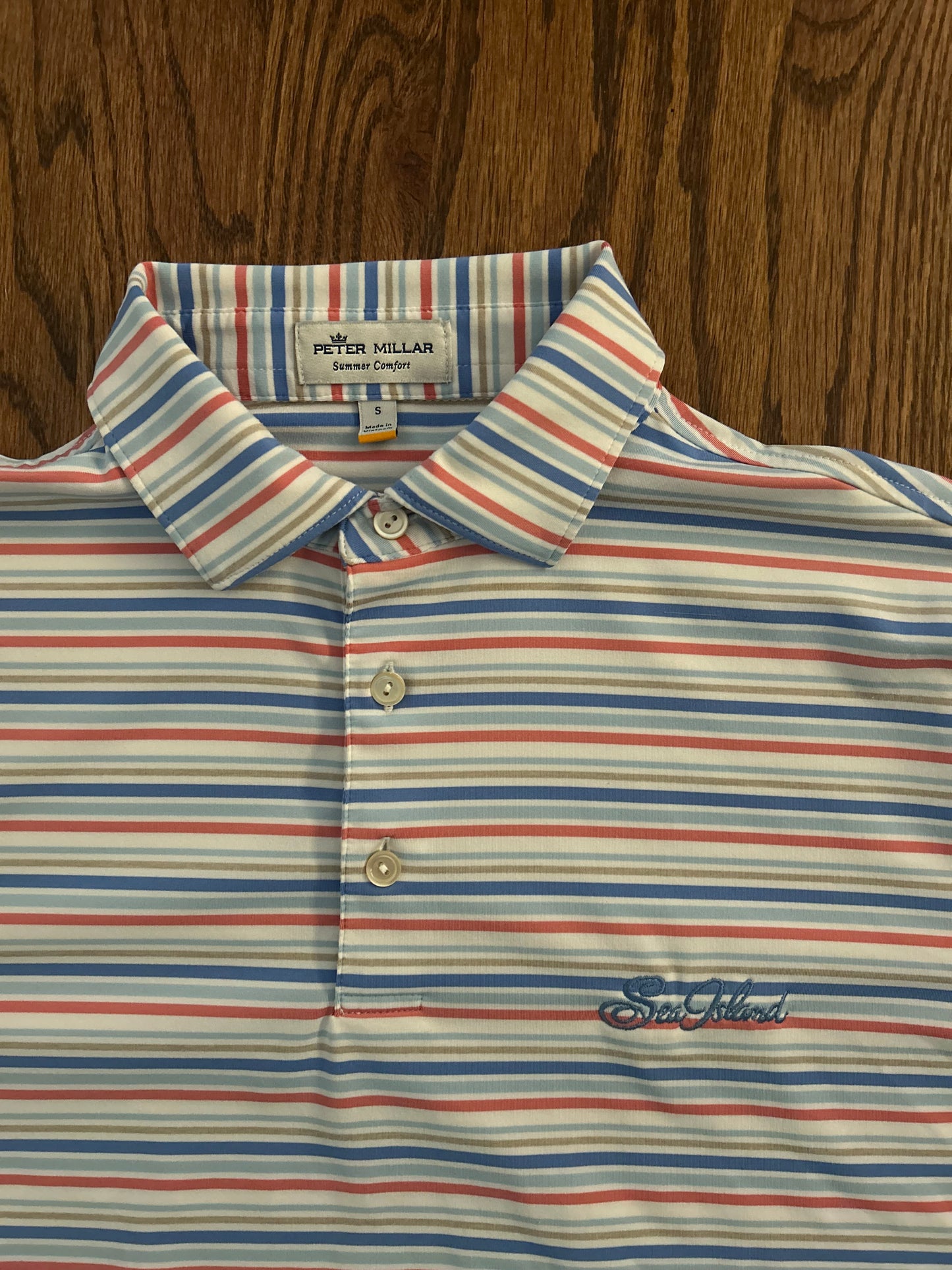 Men’s Small Peter Millar Sea Island Polo