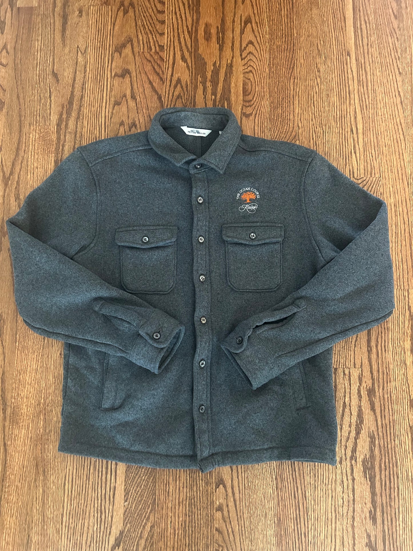 Men’s Large Peter Millar Kiawah Button Up Fleece