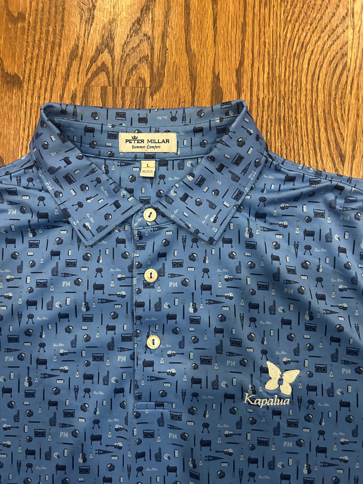 Men’s Large Peter Millar Kapalua Performance Golf Polo