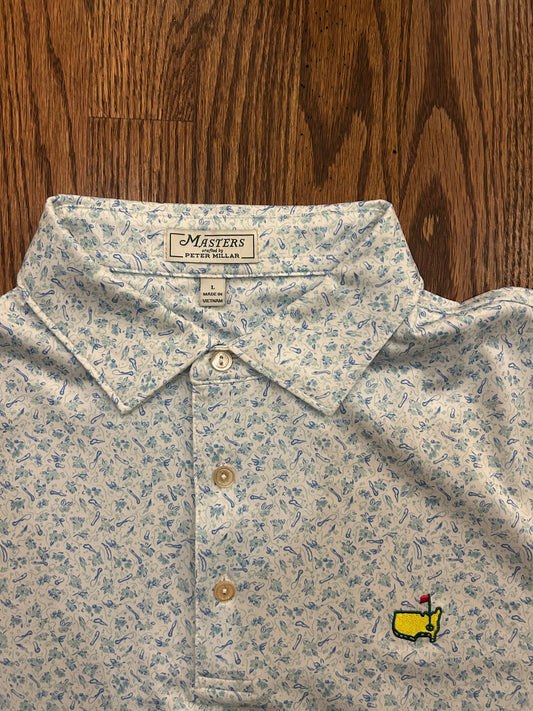Men’s Large Masters Peter Millar Graphic Polo