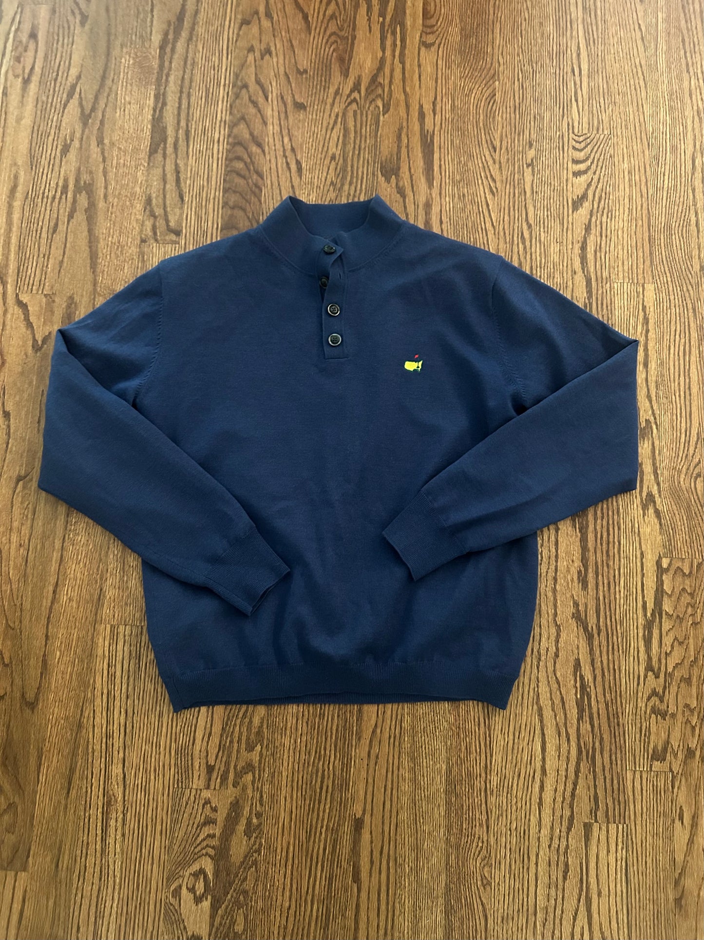 Men’s Large Masters Clubhouse Collection 1/4 Button Sweater