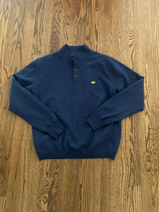 Men’s Large Masters Clubhouse Collection 1/4 Button Sweater