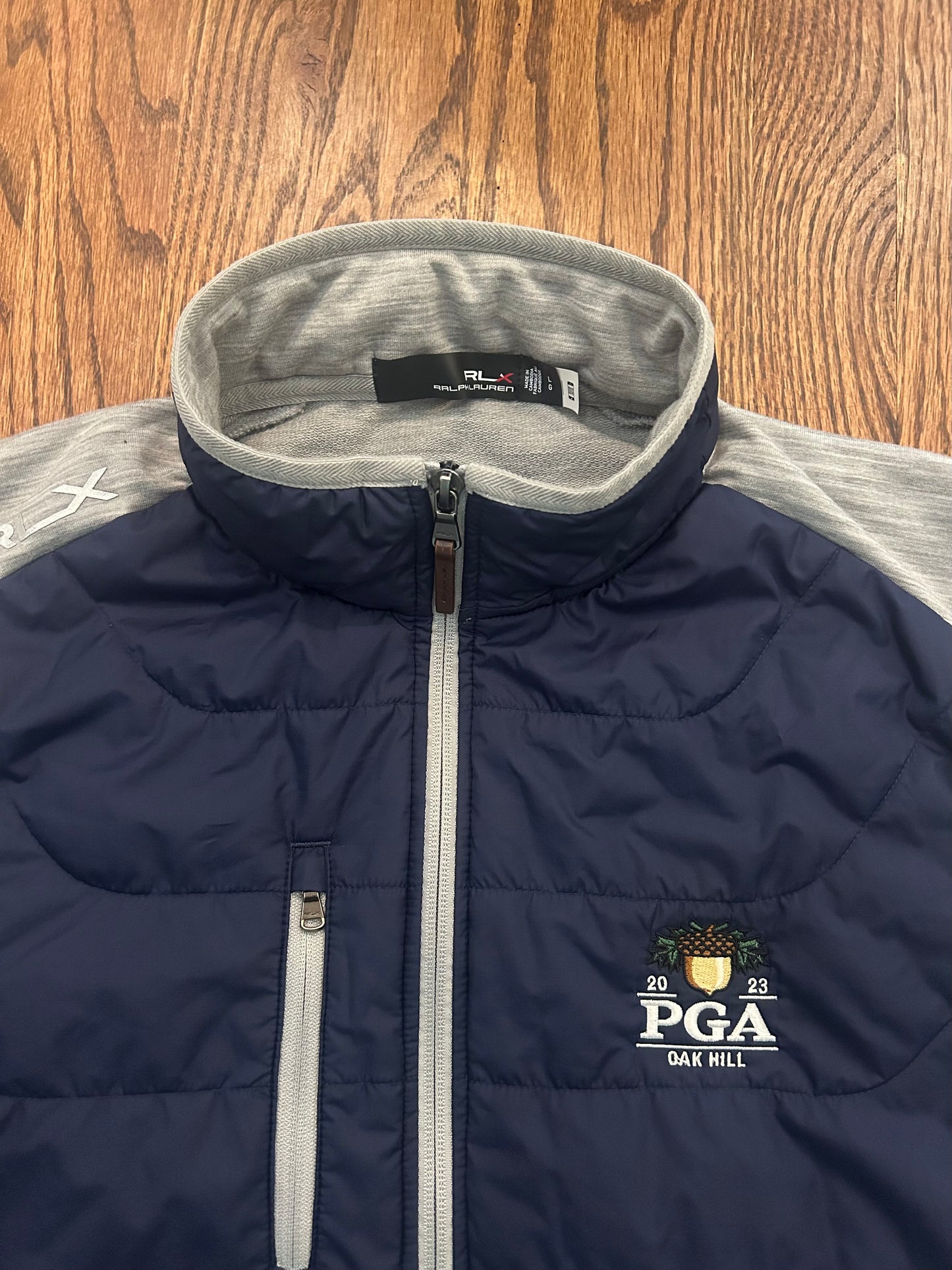 Men’s Large Ralph Lauren RLX Oak Hill PGA Full Zip Golf Jacket